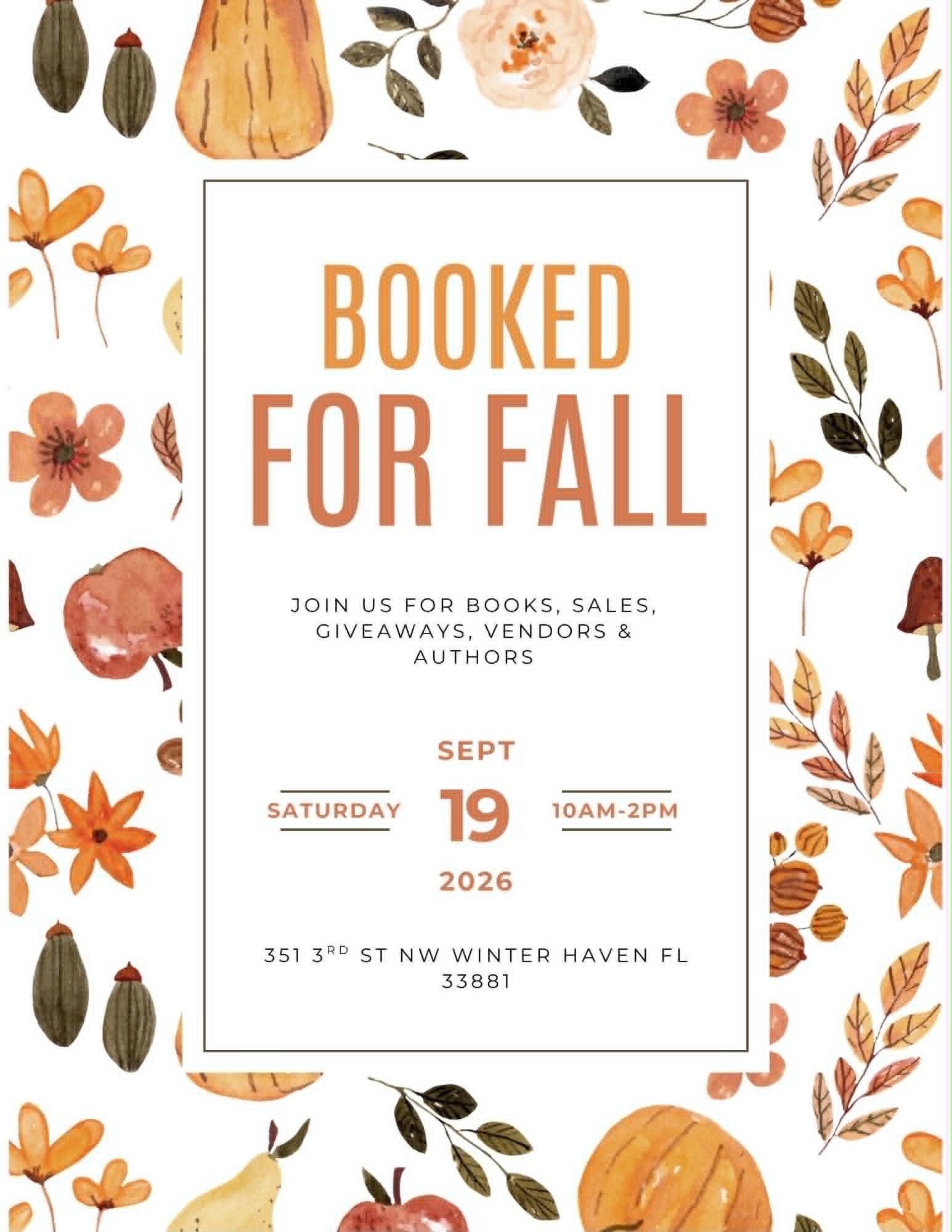 Booked For Fall