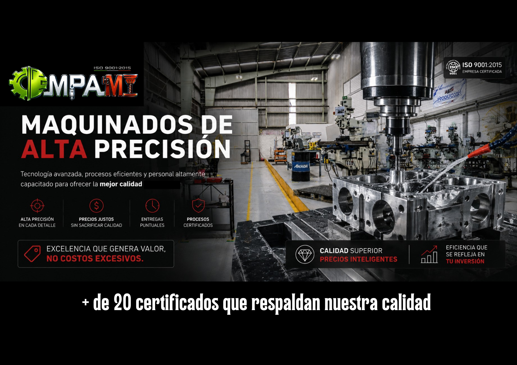 Empresa Queretana especializada en maquinado de precisión para la industria automotriz, comprometida con la calidad y la mejora continua.