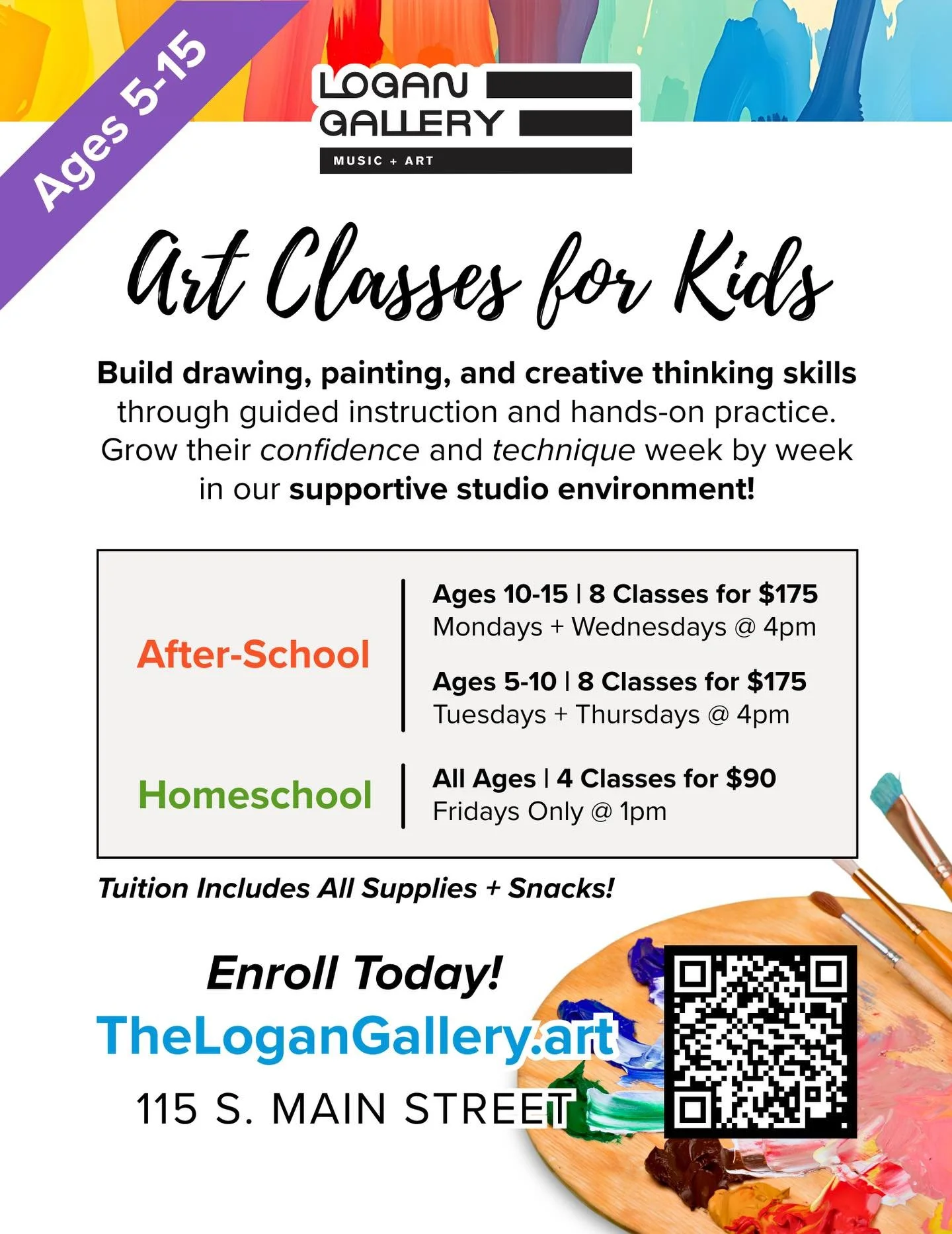 Very excited to be accepting enrollments for our April kids classes, we have also included a new Friday class series for all the homeschoolers in the Valley! We&rsquo;ve been really happy with the success of the class, great teacher, great curriculum