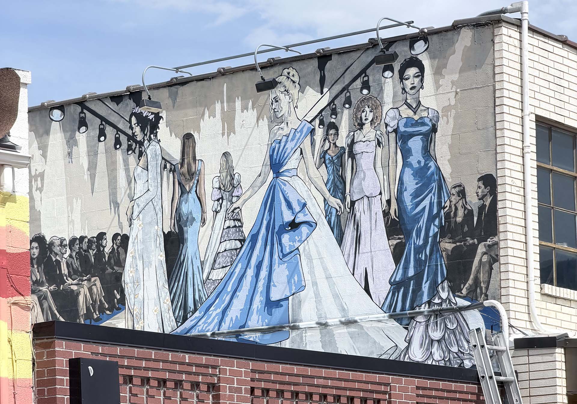 From Warrior Kings to Runways: Petals and Promises Prom Mural