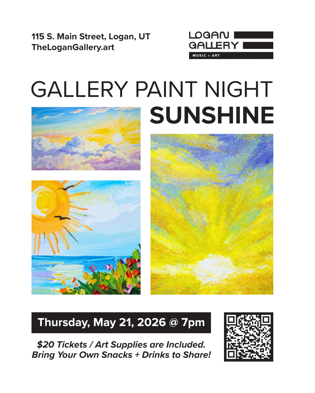 Gallery Paint Night: Sunshine