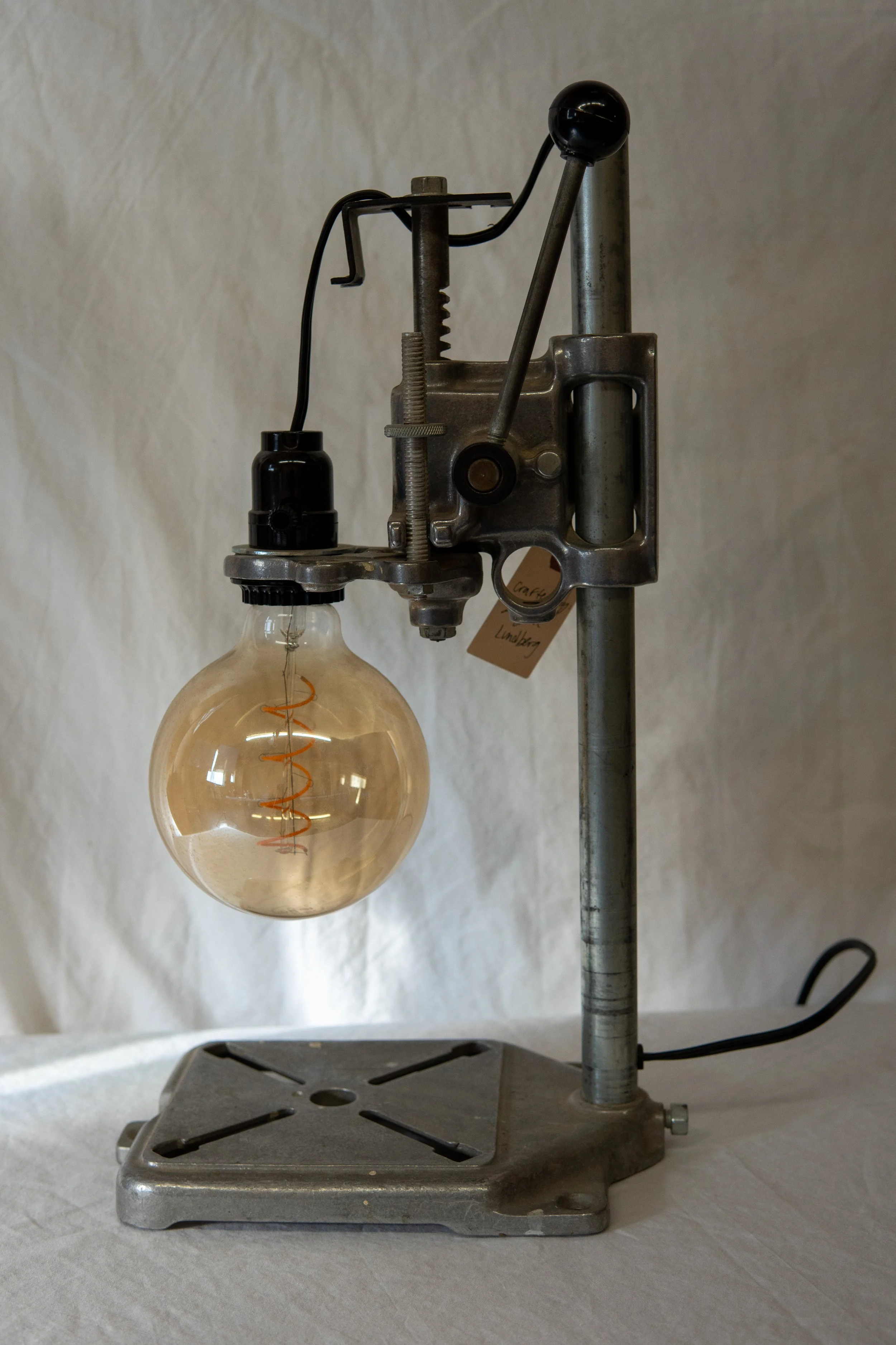 Allyson Lundberg_Vintage Drill Press Lamp_Right Side.JPG