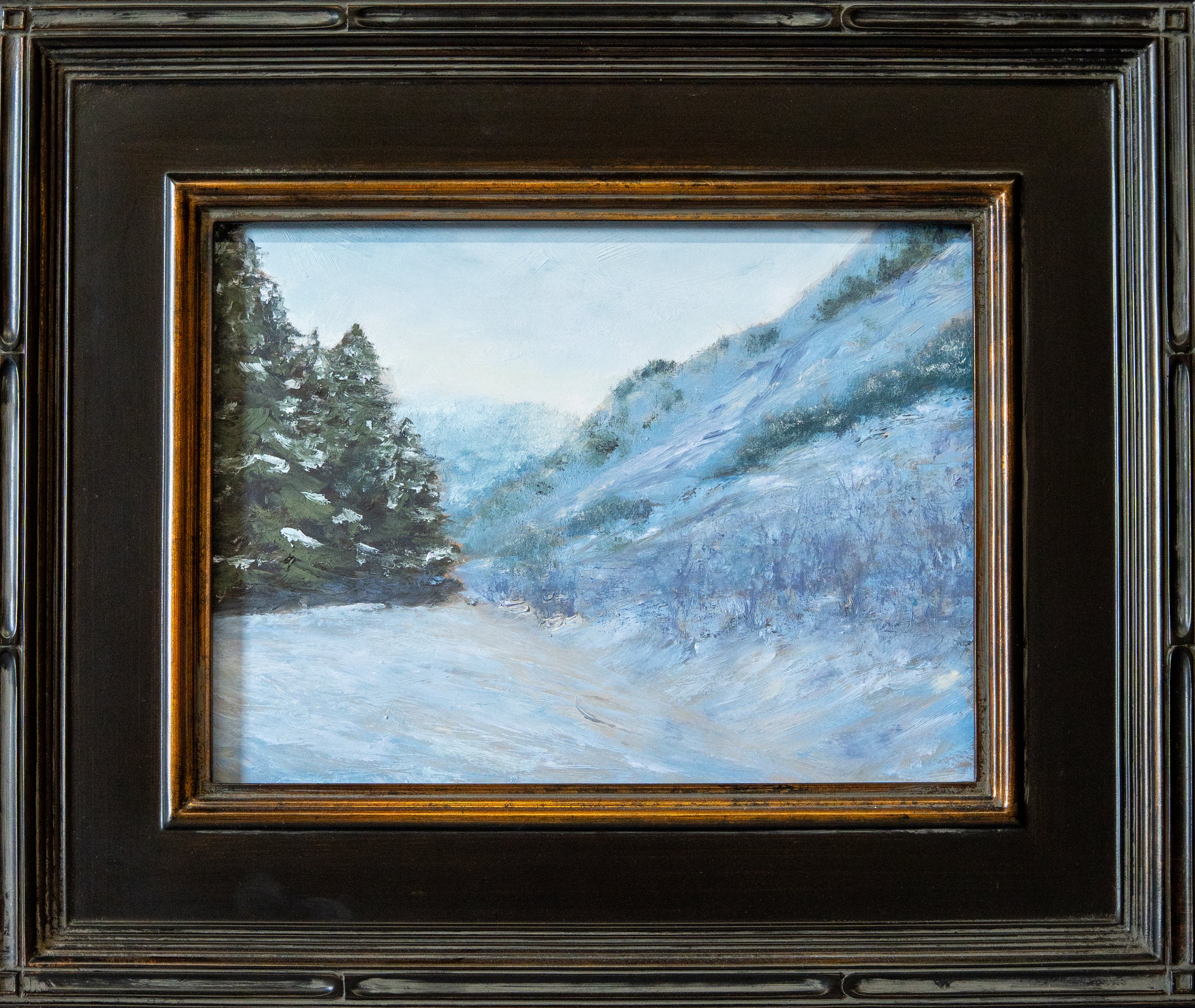 Michelle Champagne_Green Canyon Snow_Oil.JPG