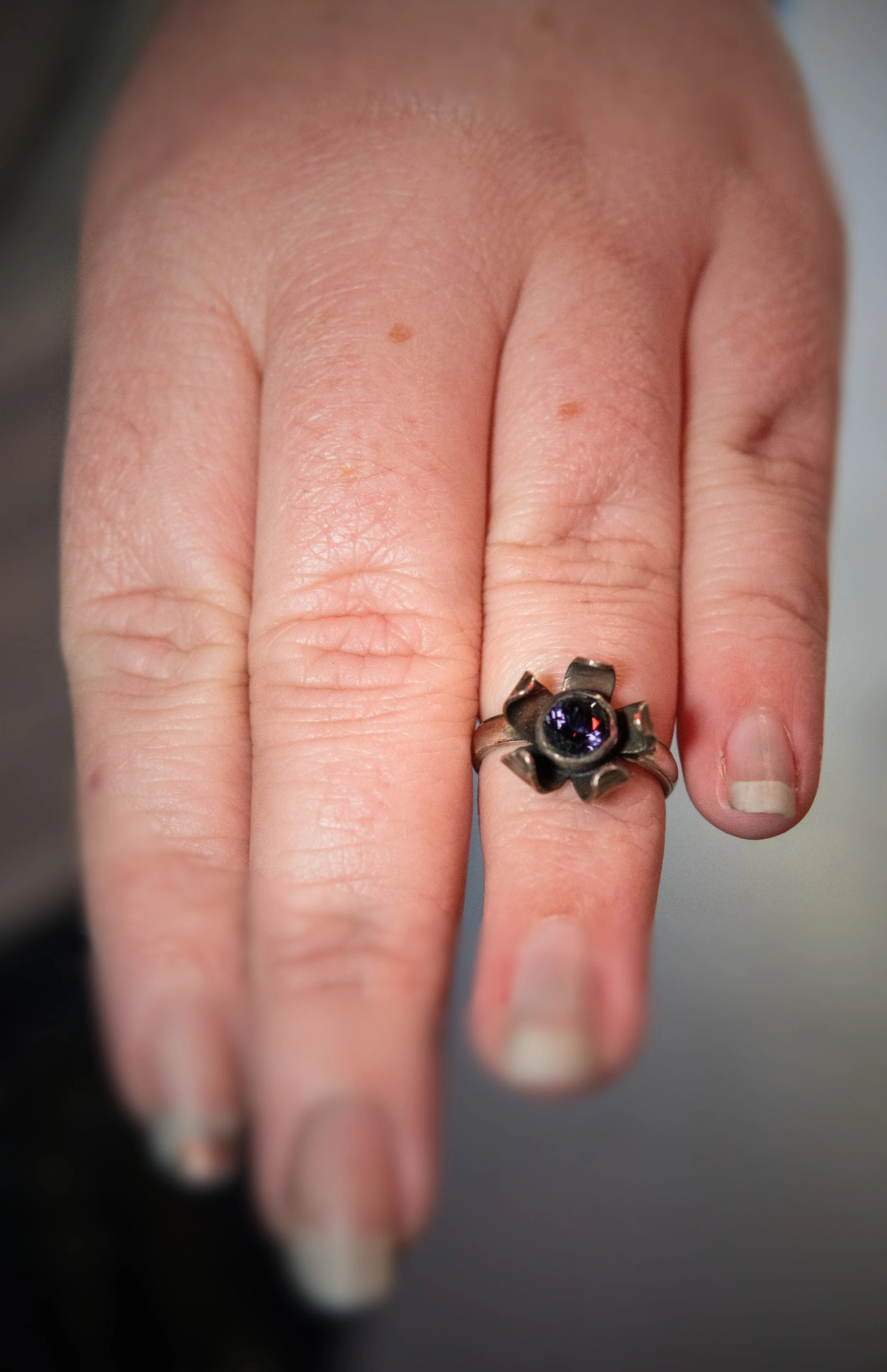 Aurora Gage_Black Spinel Flower Ring_Silver.jpg
