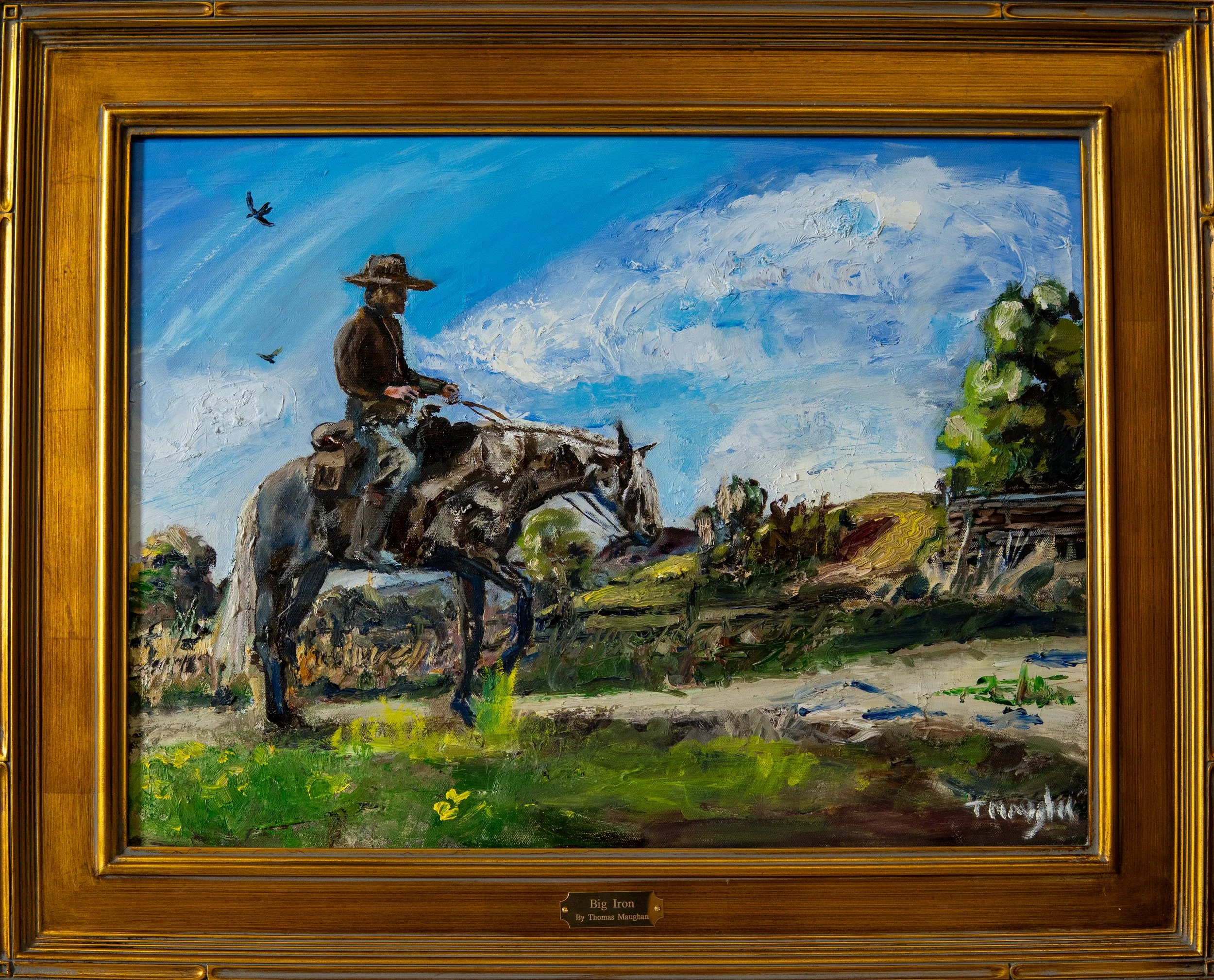 Thomas Maughan_Big Iron_Oil Painting.JPG