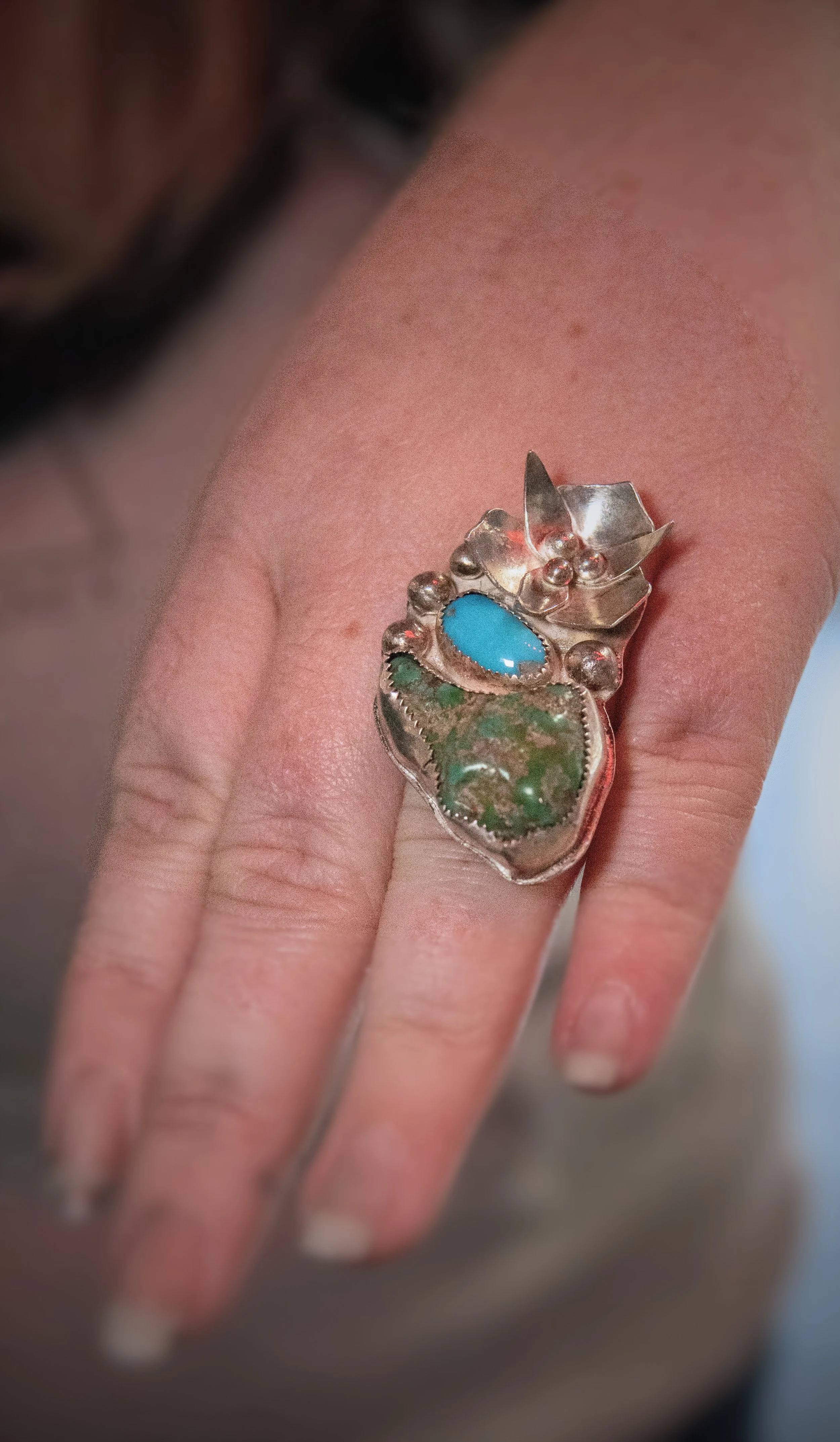 Aurora Gage_Turquoise and Sego Lily Ring_Silver (2).jpg