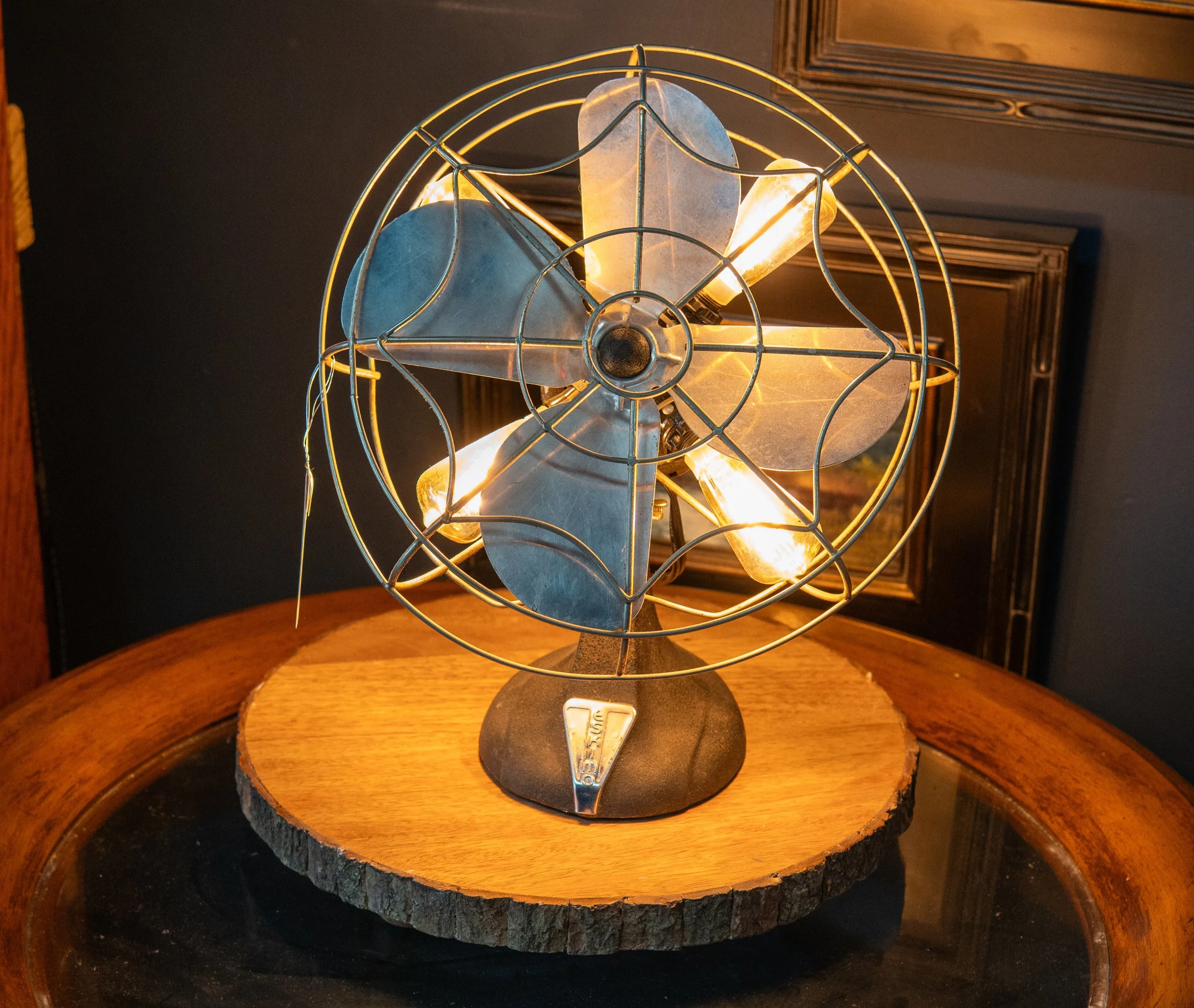 Allyson Lundberg_Antique Cast Iron Fan_Lightbulbs On.jpg