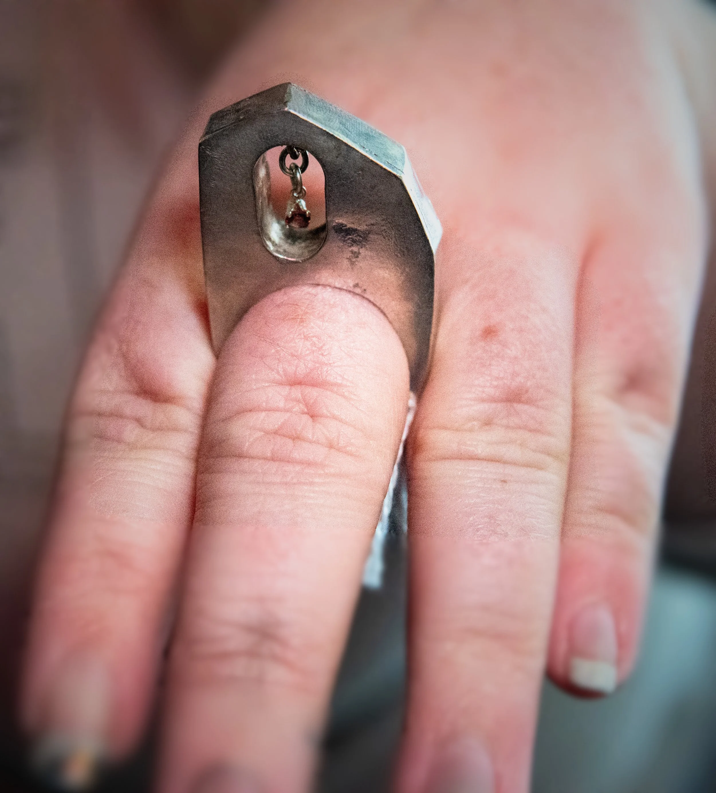 Aurora Gage_Abstract Ring with Garnet.jpg