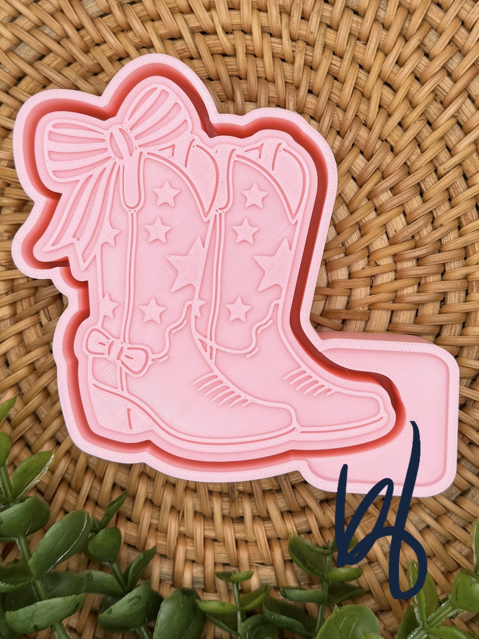 Flag Boots Silicone Freshie Mold | Car scent mold