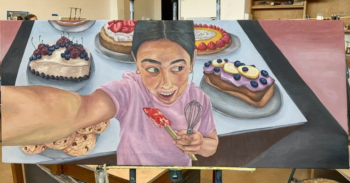 Baked Good Painting!!! (I keep forgetting to post this)

This piece was supposed to be a two week assignment and it ended up taking me more than a month 🫣 But it was so worth it!