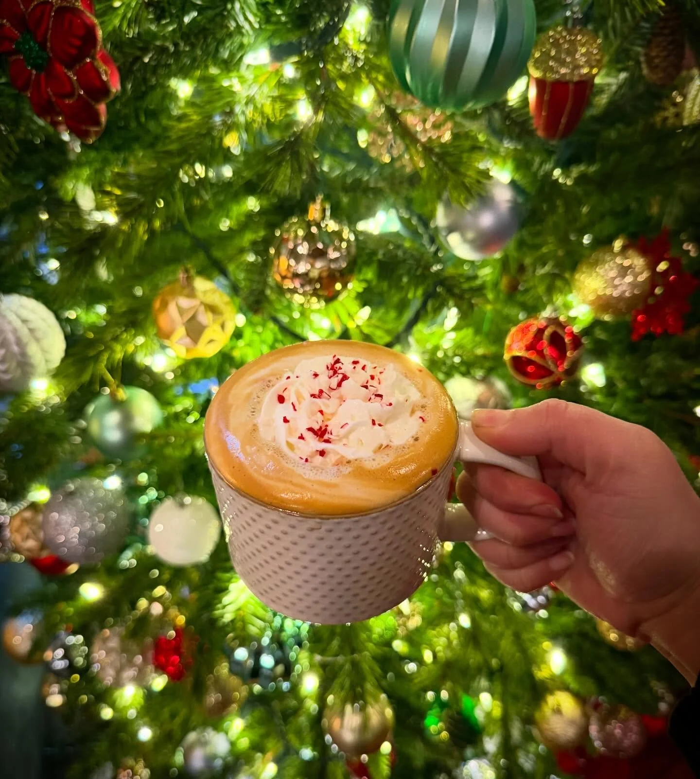 Warning: May cause sudden holiday spirit 🎅🏼💫 

Come stop by, warm (and dry) up with Scott&rsquo;s Peppermint Mocha Clause!

#christmasmagic #happyholidays #supportsmallbusiness