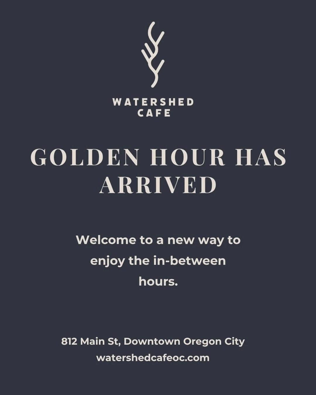 ✨✨ Golden Hour is officially a thing ✨✨ &mdash; because you asked for it, and honestly, we wanted it too.

A little extra Watershed in that weird in‑between stretch when summer schedules get loose, kids are everywhere, work gets flexible, and everyon