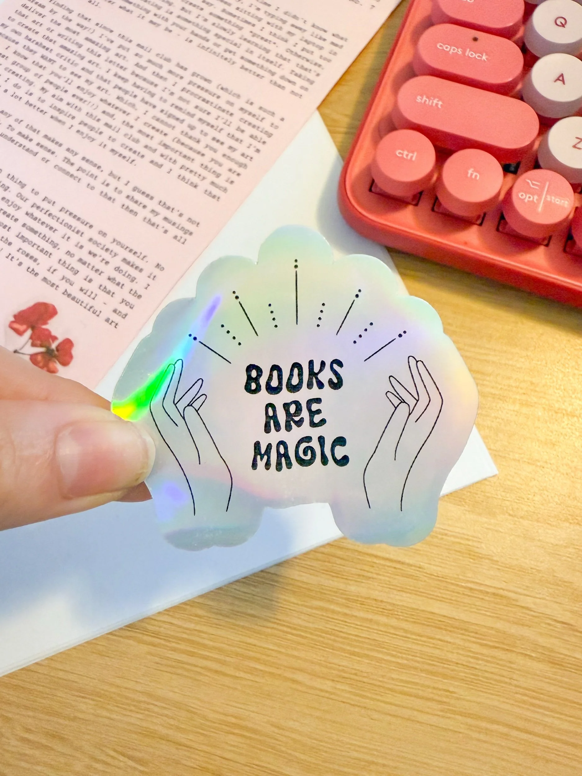 books are magic sticker