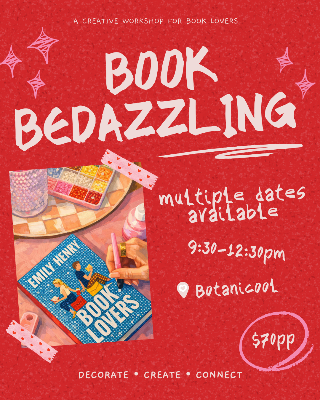 Book Bedazzling Workshop