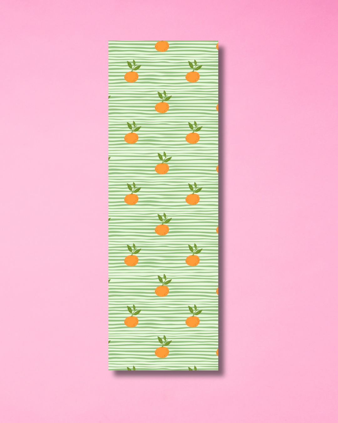 striped oranges bookmark