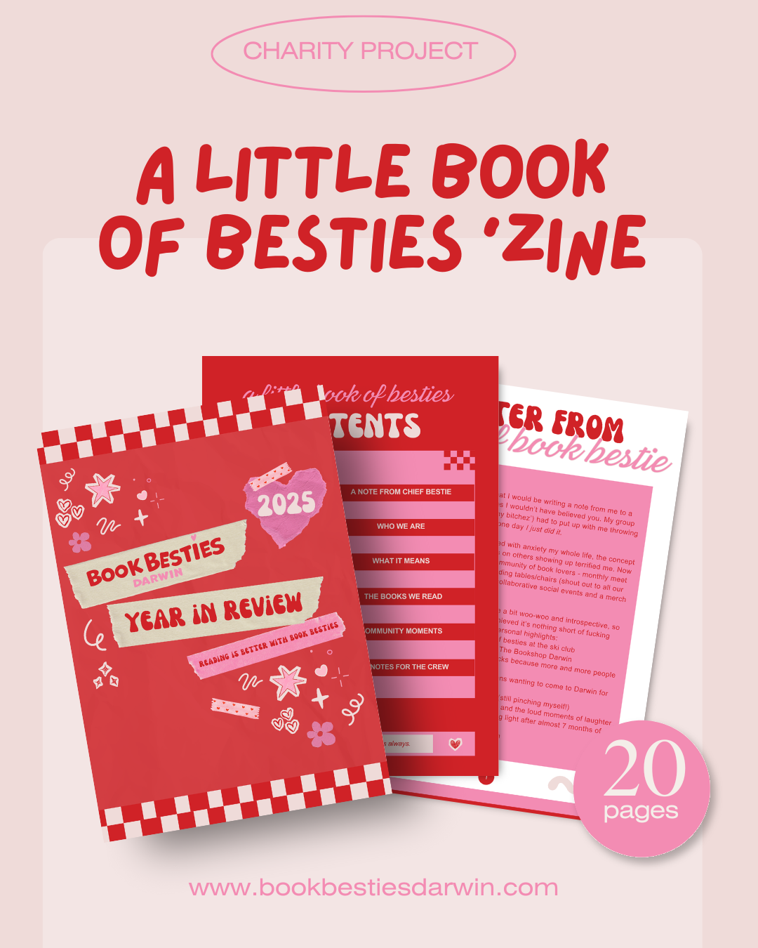 a little book of besties 'zine