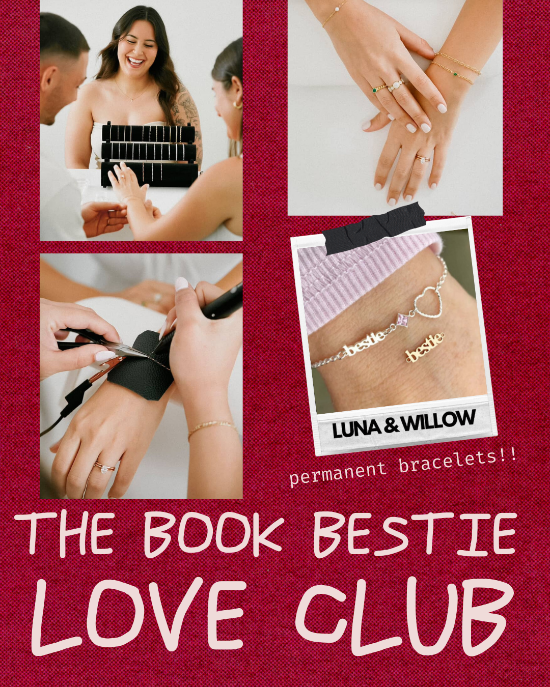 Luna and Willow Permanent Bracelet (appointment only)