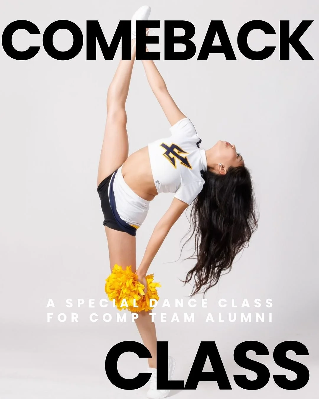CALLING ALUMS &amp; COMP TEAM GRADS 📣
Come into Studio J Dance for our COMEBACK CLASS! Whether you&rsquo;re home from college for the holidays or been out of school for a while&hellip;this class is for you!
Bring a friend and relive dance class the 