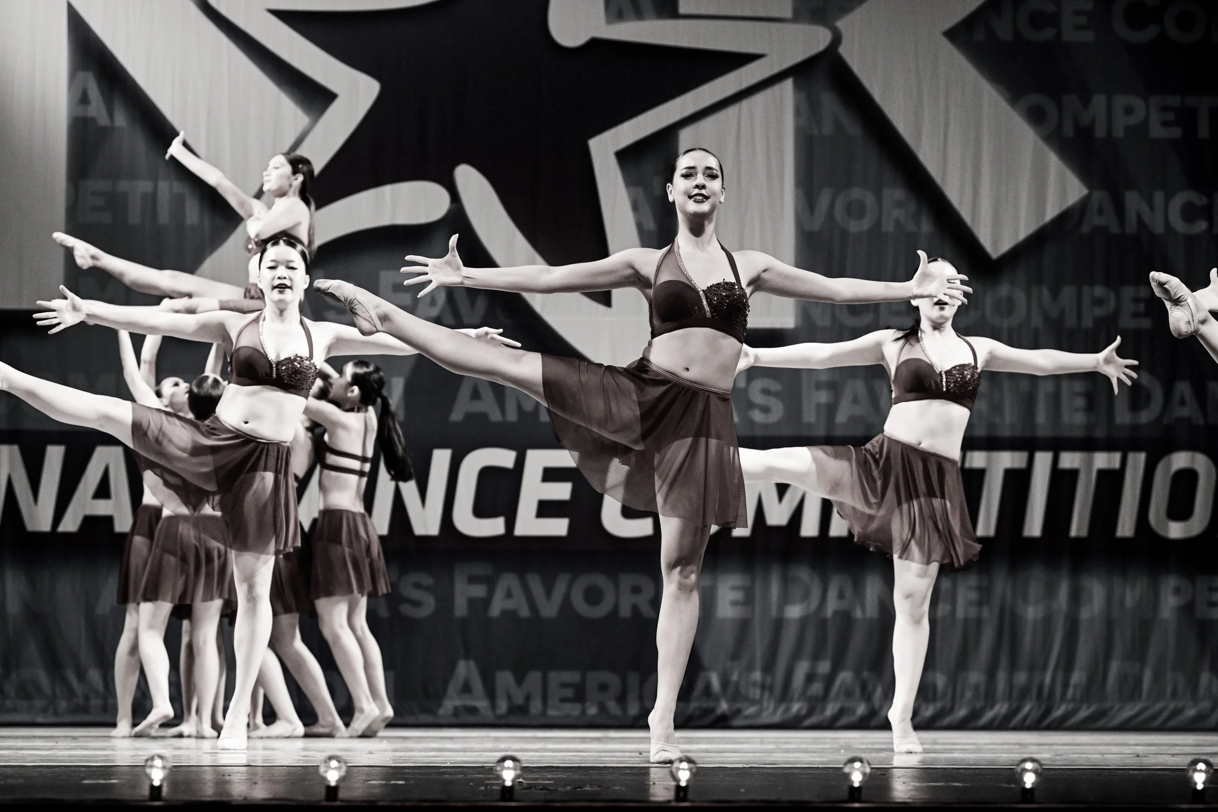 Group of dancers performing lyrical dance choreography at KAR national dance competition- Studio-J-Dance-Collective-brea-fullerton-ballet-competition-team-dance-studio