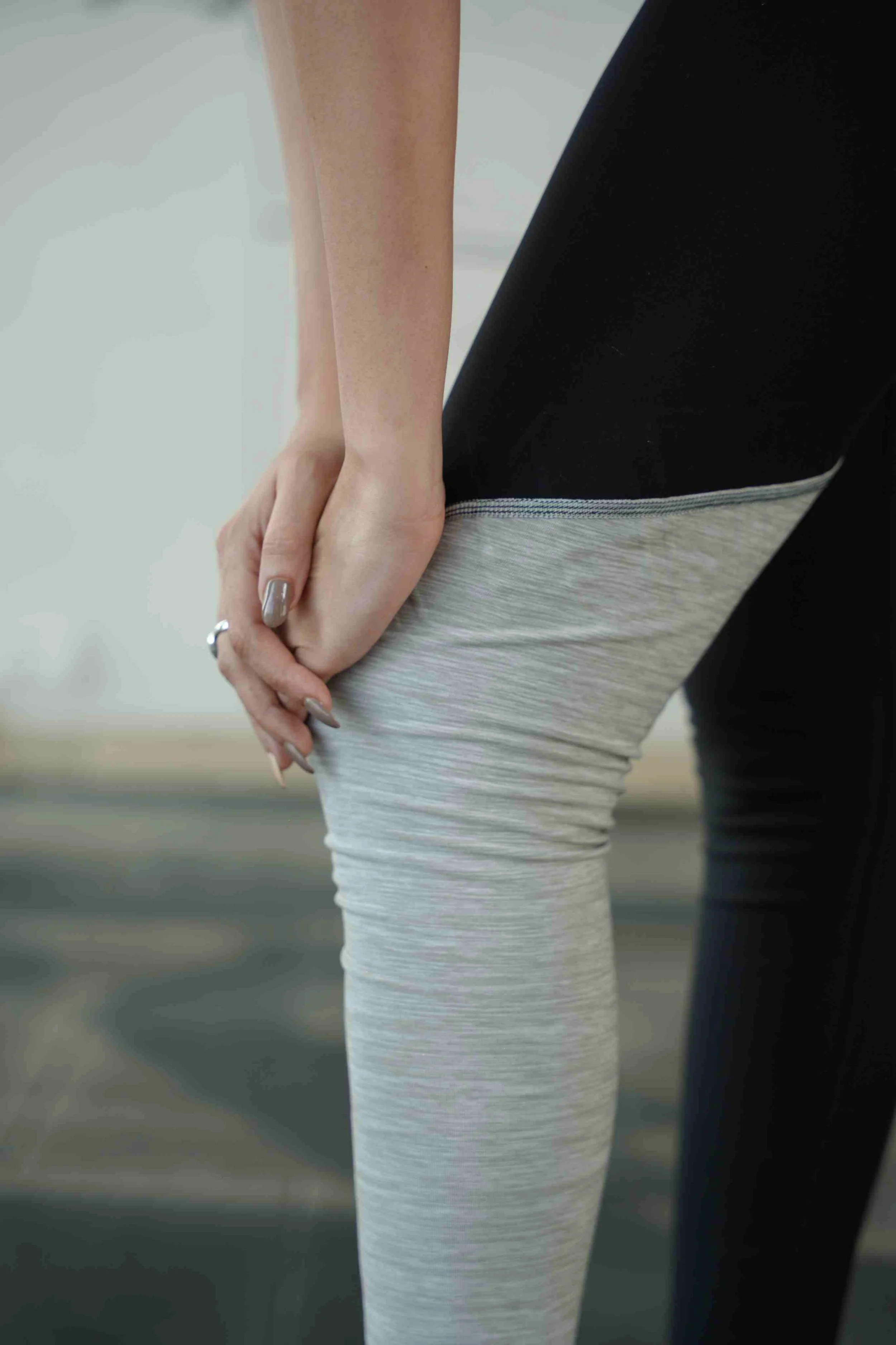 Knee pain caused by arthritis or joint inflammation.