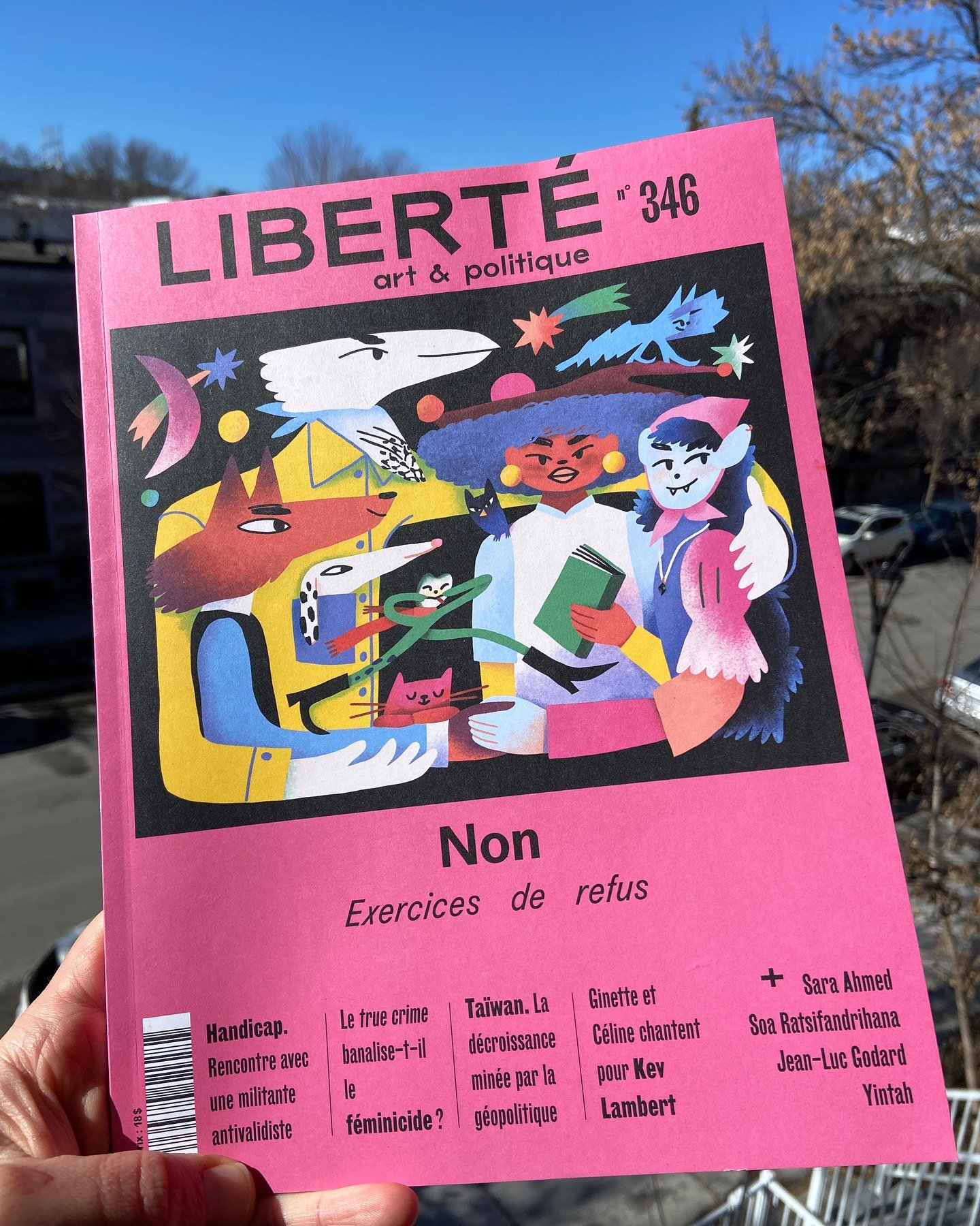 Club Ami est pr&eacute;sent dans le num&eacute;ro 346 de @revueliberte . Trouvez le dans une librairie et procurez-vous, par le fait m&ecirc;me, un de Cahier de Club Ami!

Merci &agrave; l&rsquo;invitation de @veronique.l.p 

Composition d&rsquo;AL e