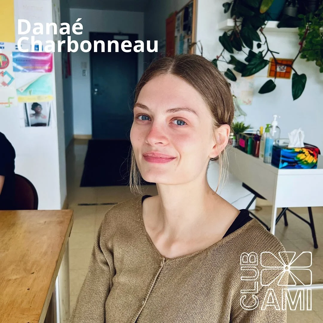 ⭐️ D&Eacute;COUVRIR L&rsquo;&Eacute;QUIPE DE CLUB AMI 6/9 ⭐️

Pour la rentr&eacute;e, nous vous proposons de d&eacute;couvrir les membres de l&rsquo;&eacute;quipe de Club Ami !

Dana&eacute; Charbonneau a commenc&eacute; &agrave; travailler au centre