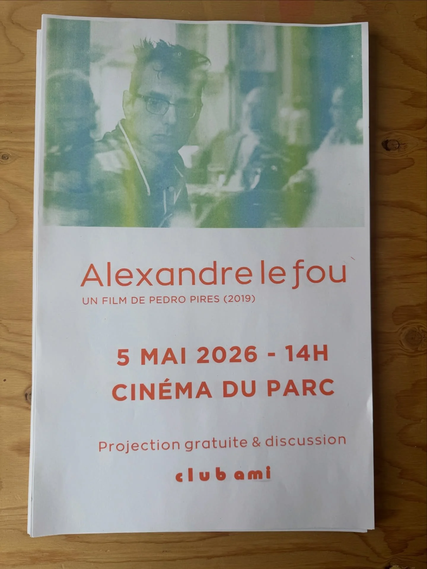 Projection gratuite du film Alexandre le fou de Pedros Pires aujourd&rsquo;hui (06-05-2026) 14h au @cinemaduparc 3575 Ave du Parc 

- Club Ami sera ferm&eacute; cet apr&egrave;s-midi -

Organis&eacute;e par Club Ami dans le cadre de la semaine de la 