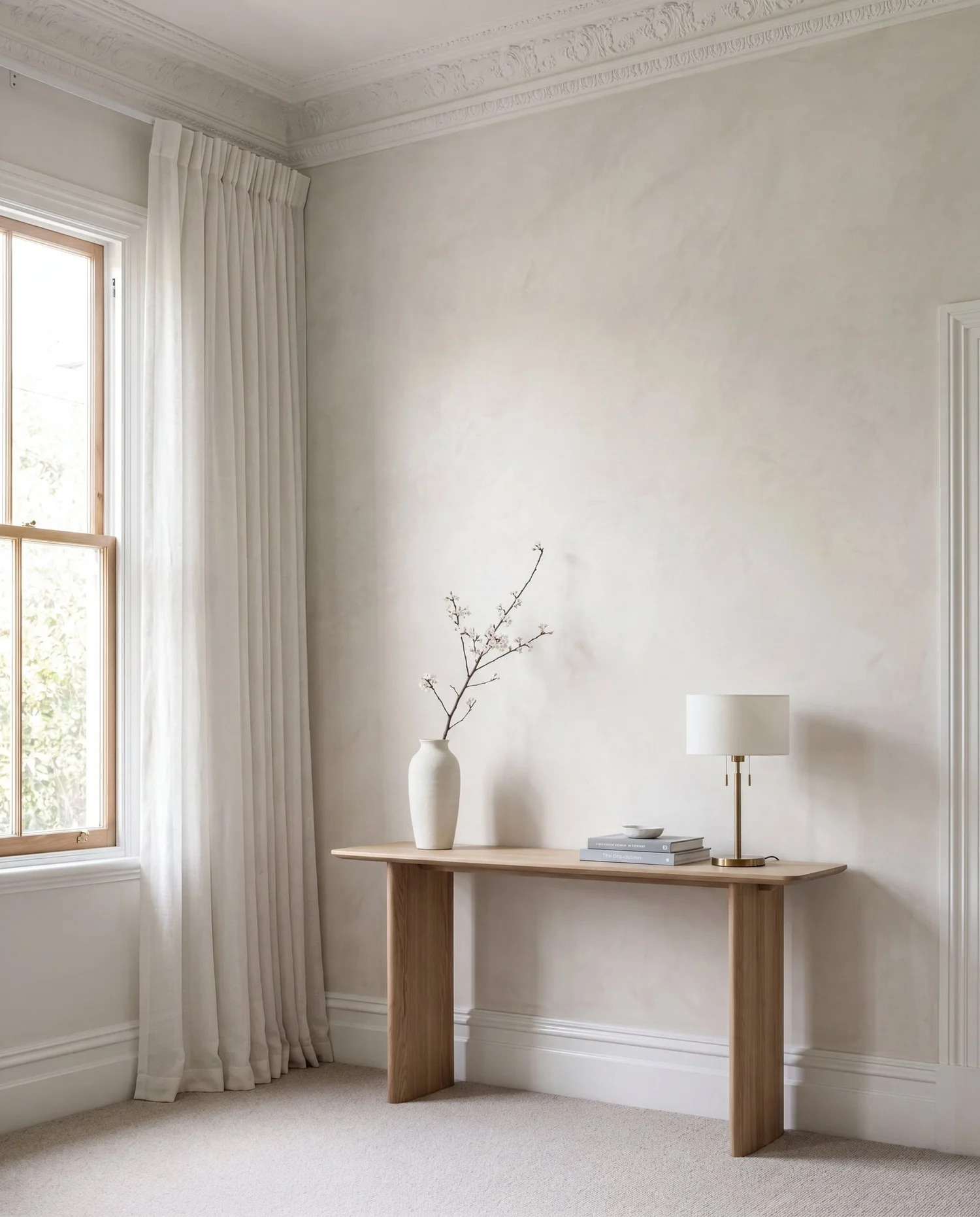 French wash feature wall in a renovated Auckland villa by Key Painting