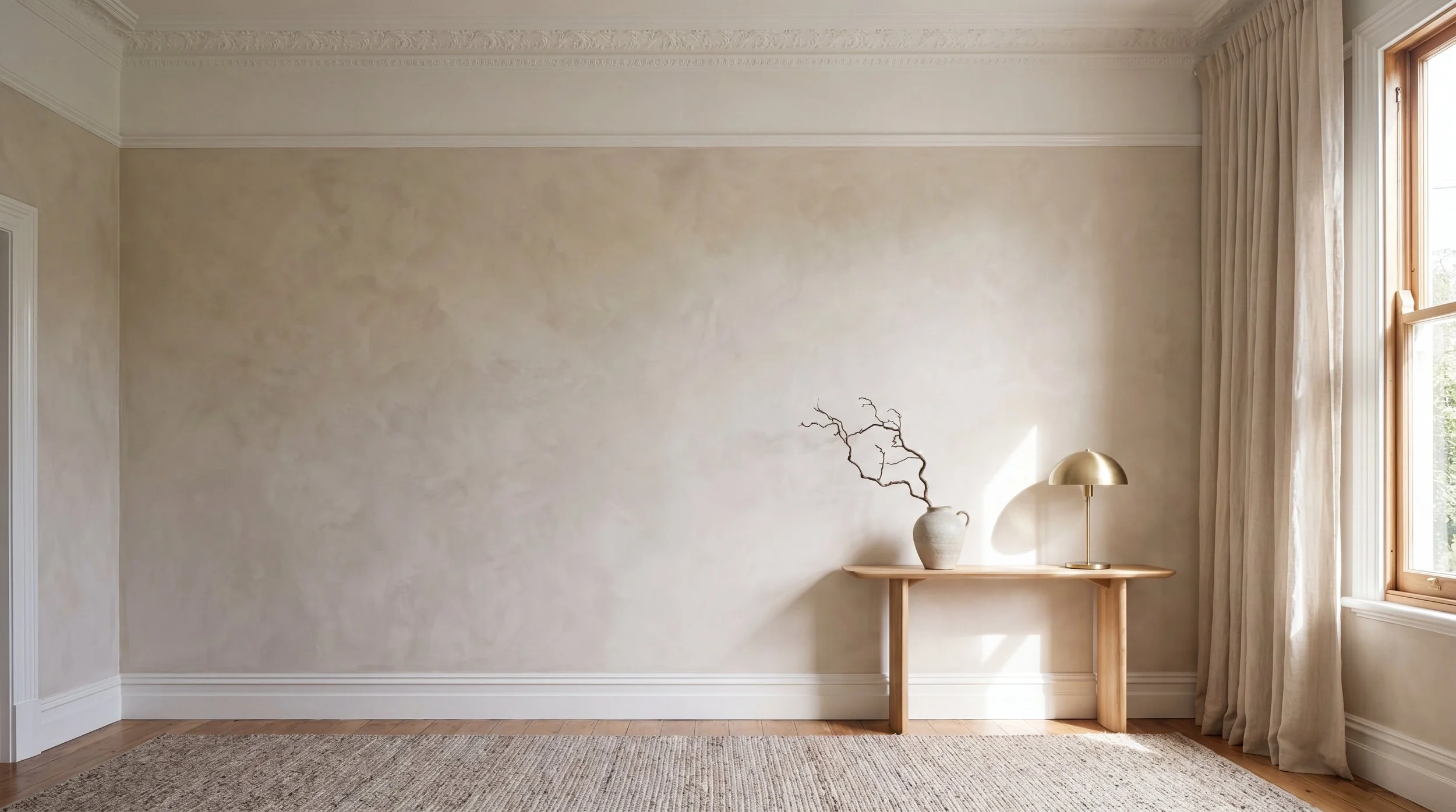 French wash decorative feature wall by Key Painting, Auckland