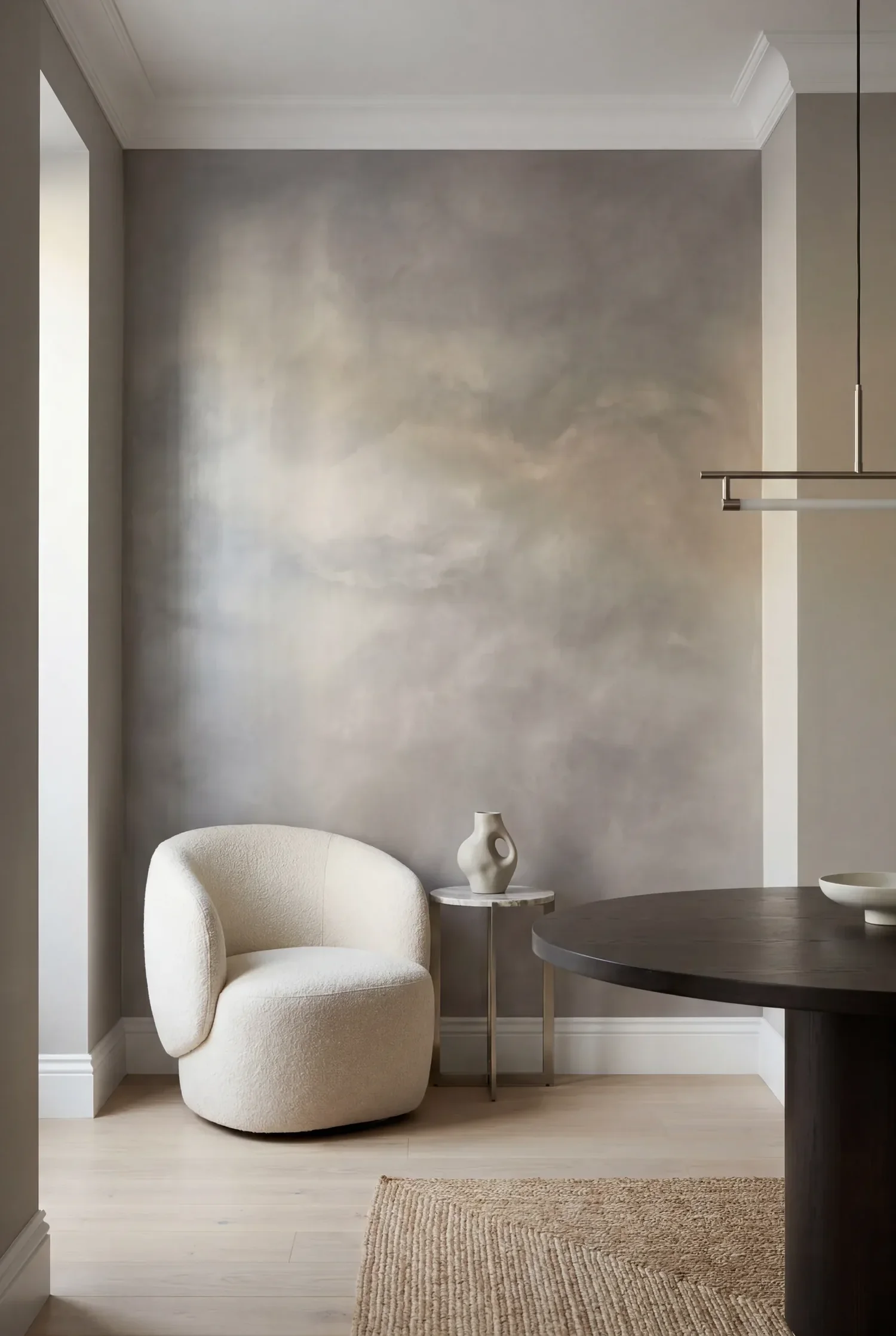 Industrial Lustre burnished gunmetal feature wall, Auckland by Key Painting