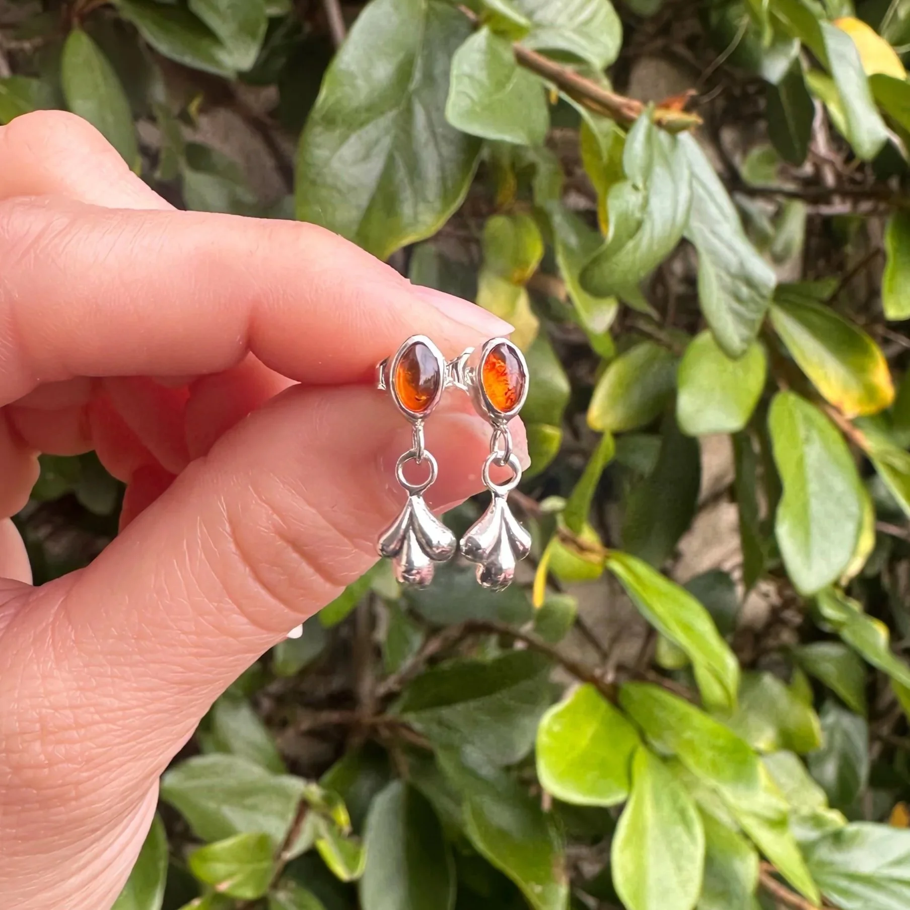 Amber Dangle Earrings