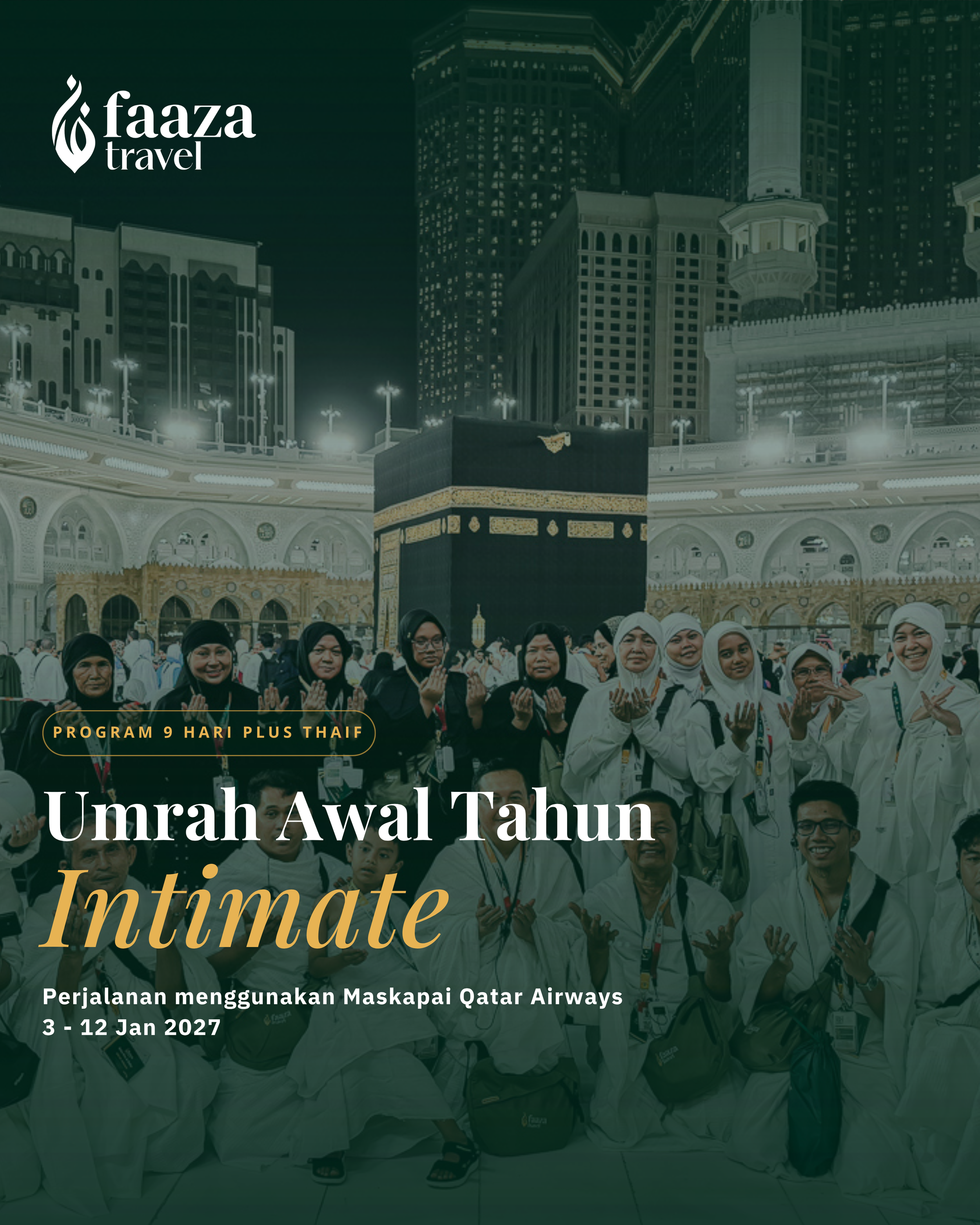 Umrah Intimate 3 Januari 2027