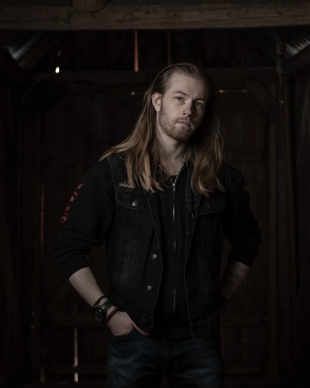 metalhead man portrait