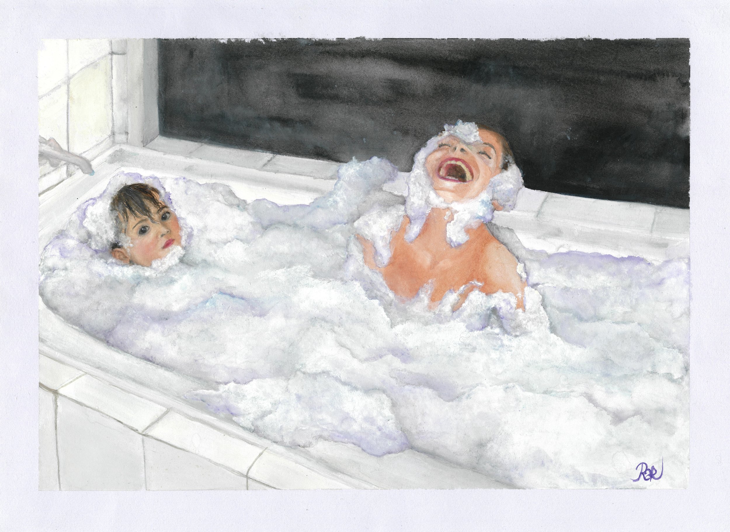 “My Brother is NOT Funny” by Rachel Lachat (2023)
—
Jackson thought he was hilarious.
Violet did not agree. can't remember what Jackson was laughing about, but I definitely remember his hysterical giggles and Violet's unimpressed face peeki
