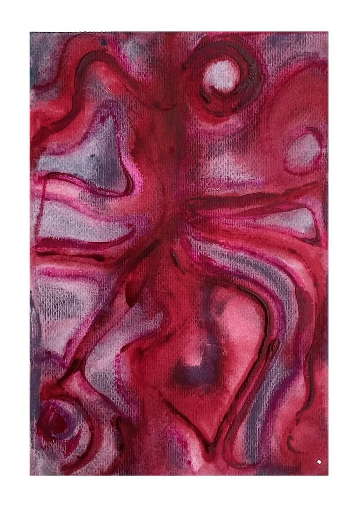 wet on wet watercolour. watercolour art. watercolour painting. boho art
