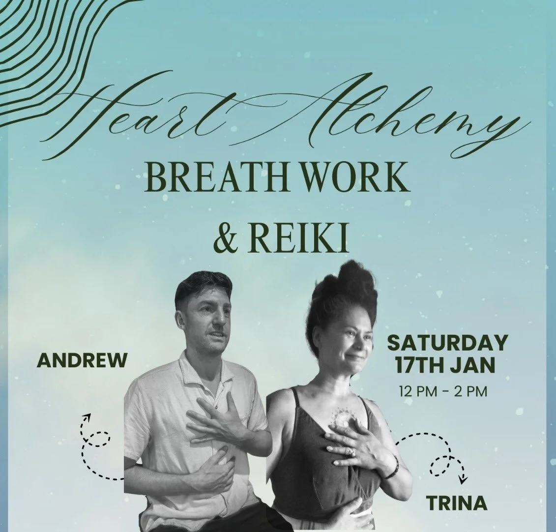 BREATHWORK &amp; REIKI  Heart Alchemy with Andrew &amp; Trina