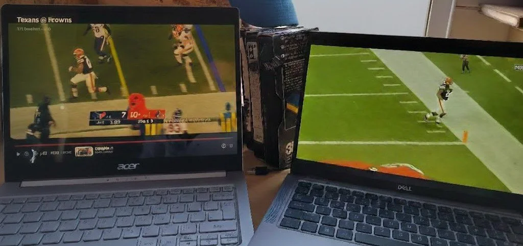 Chubby out of bounds at the one yard line to win the game