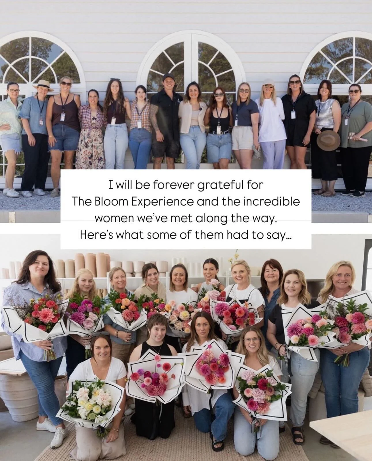 Forever grateful for the women I&rsquo;ve had the privilege of meeting and sharing this experience with. 🥹💫