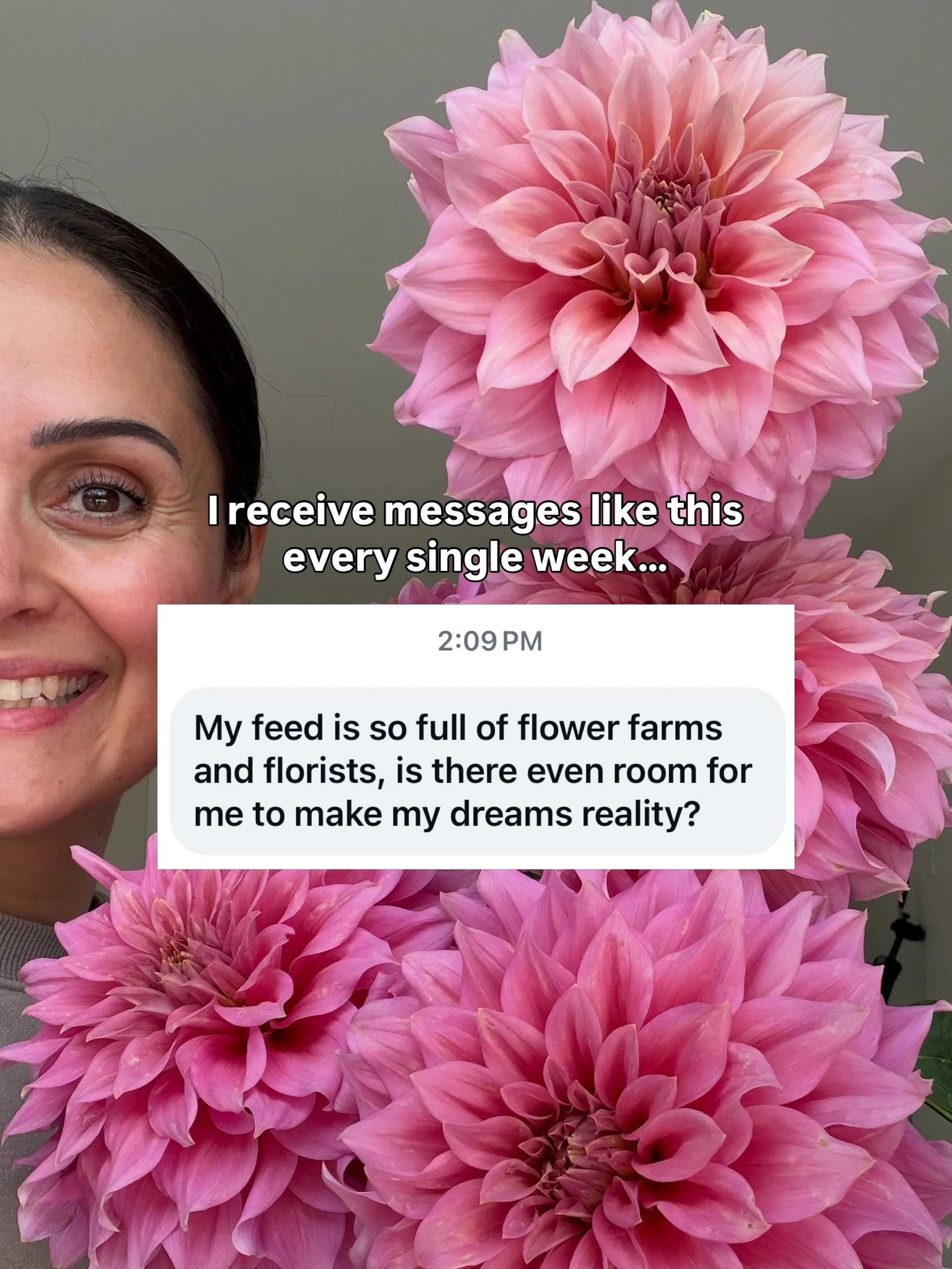 Every week, messages like this land in my inbox from people wanting to start flower farms, creative businesses, garden accounts, or something they&rsquo;ve been dreaming about for years&hellip;

But before they even begin, they talk themselves out of