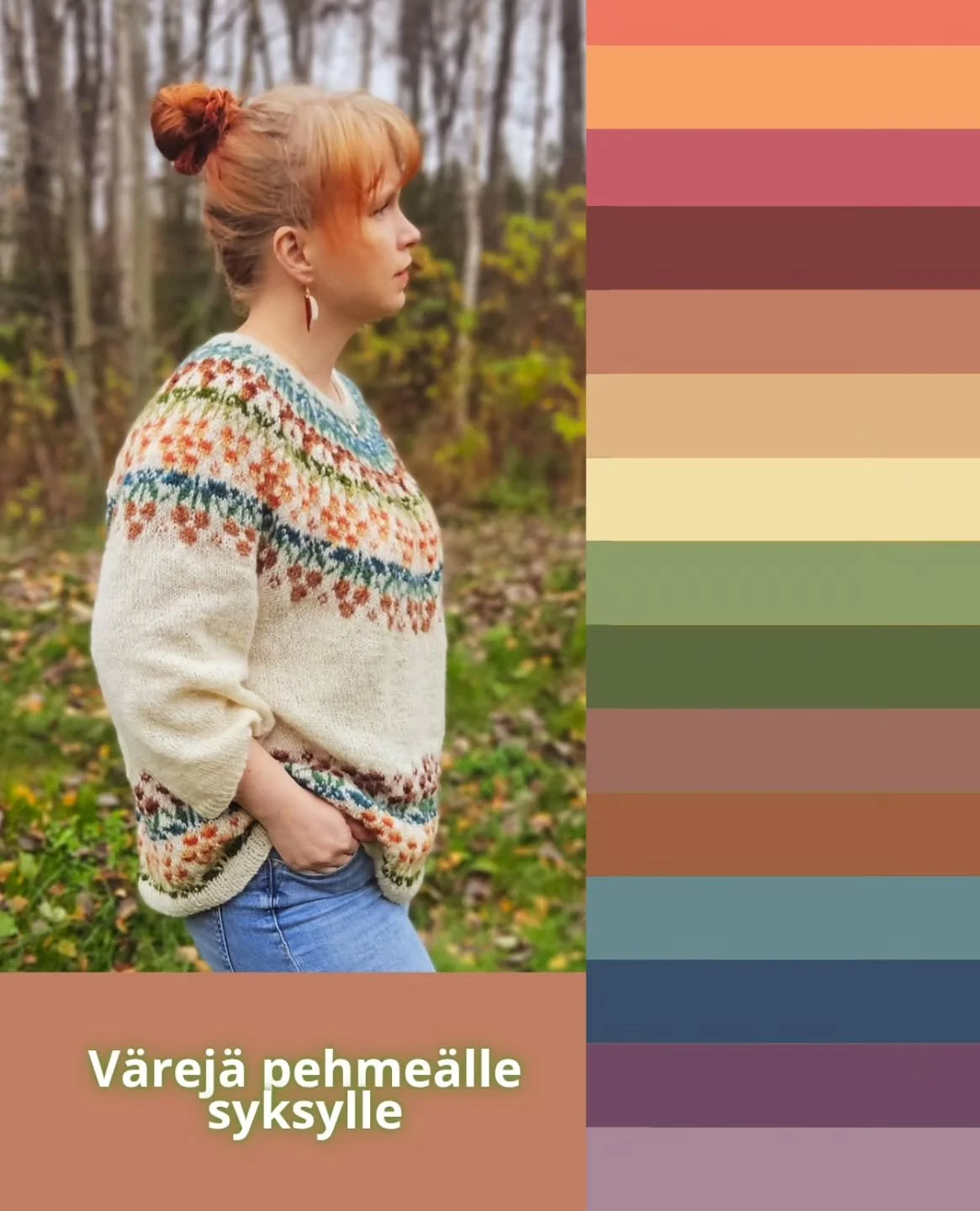 Inspiroiduin Marikan @marikapart postauksesta h&auml;nen lempiv&auml;reist&auml;&auml;n syksylle. Mun lemppareita pehme&auml;n syksyn v&auml;rej&auml; ois t&auml;ss&auml; samaan tyyliin, tosin l&auml;hesk&auml;&auml;n kaikki ei mahtuneet 😅 Ihania v&