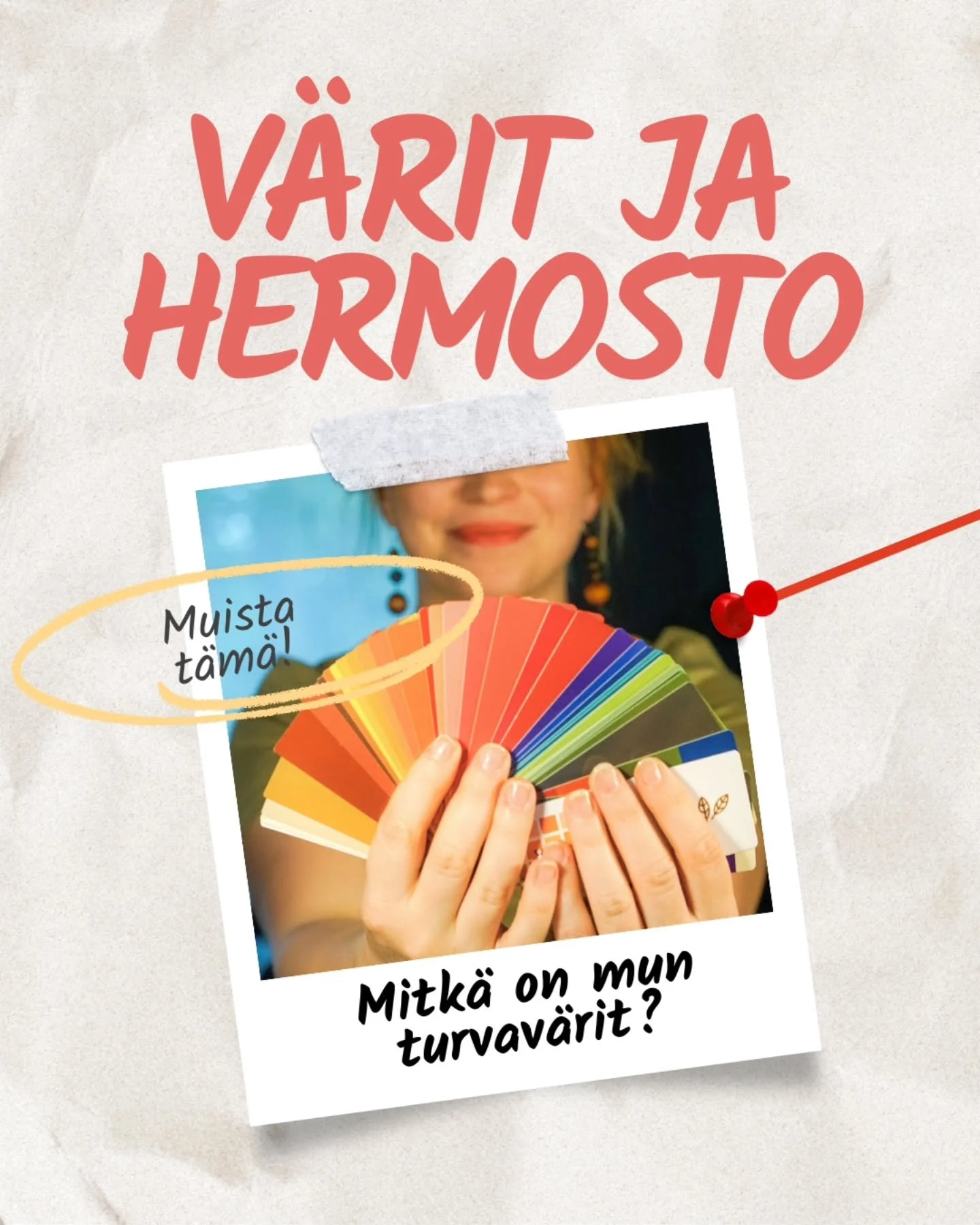 Voiko v&auml;syneen&auml; olla herkempi v&auml;rien vaikutukselle pukeutumisessa?

M&auml; itse huomaan, ett&auml; kyll&auml; voi.

V&auml;syneen&auml; tai kuormittuneena koko hermosto toimii v&auml;h&auml;n eri taajuudella: aistit ovat herkemm&auml;