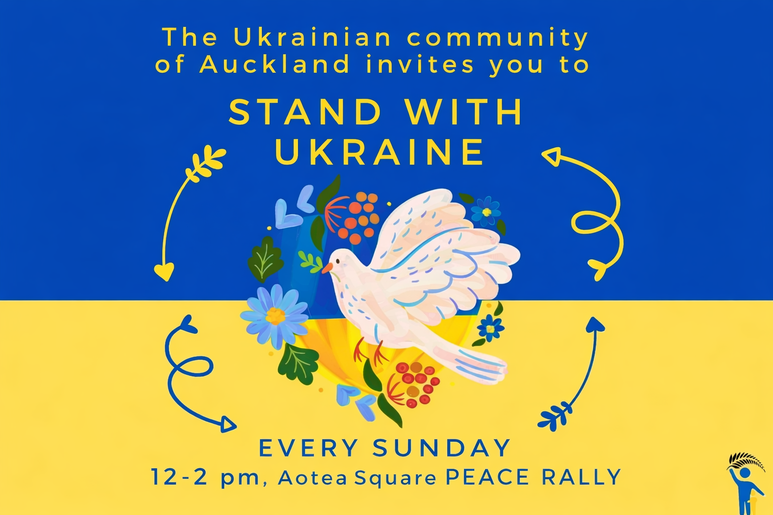 Auckland #StandWithUkraine Weekly Rally