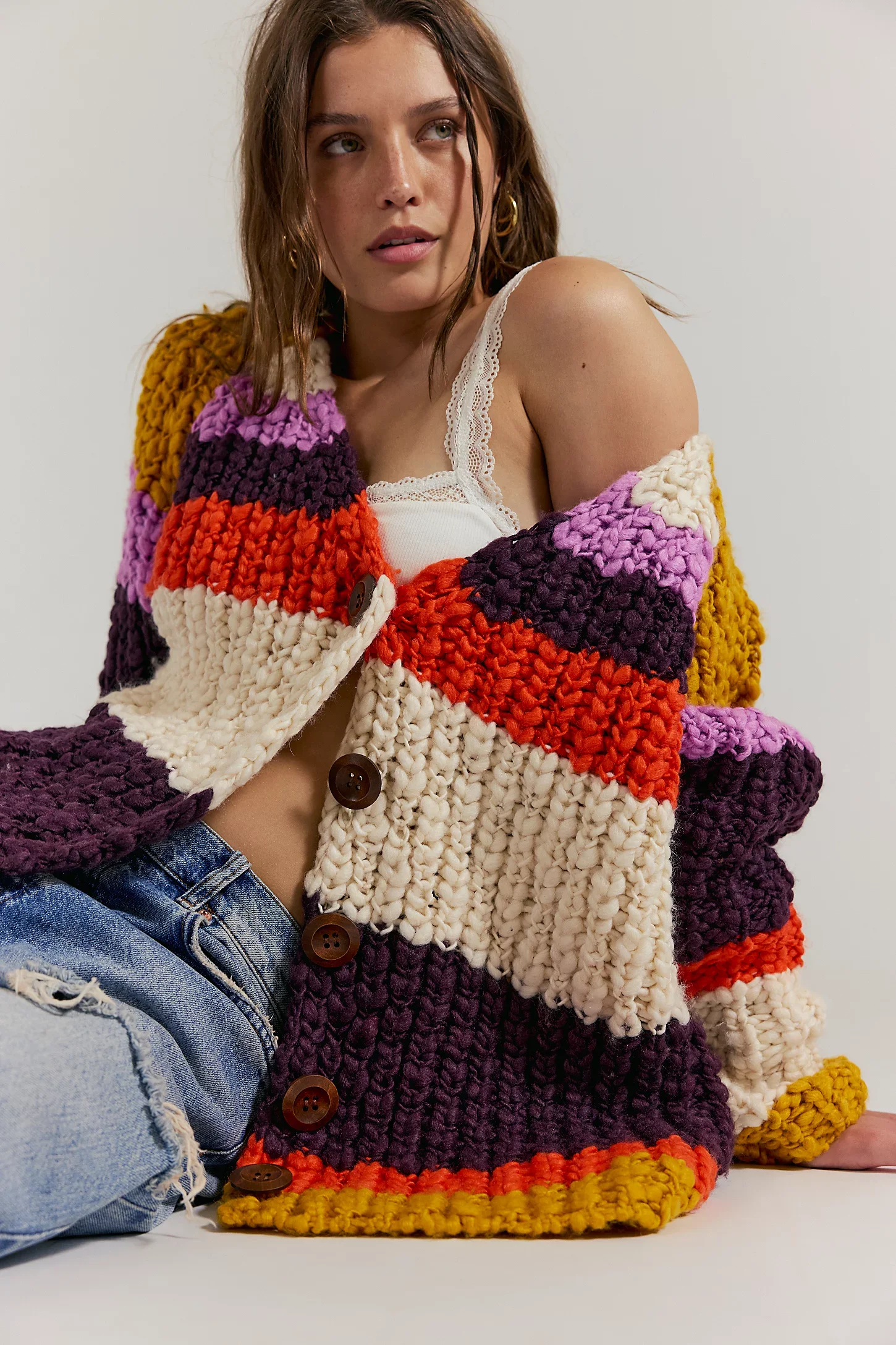 Myles Stripe Cardigan