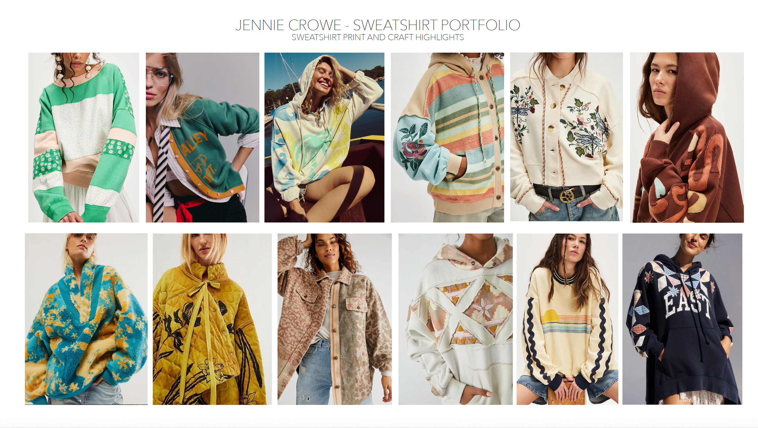 Sweatshirts Pattern and Craft Highlights