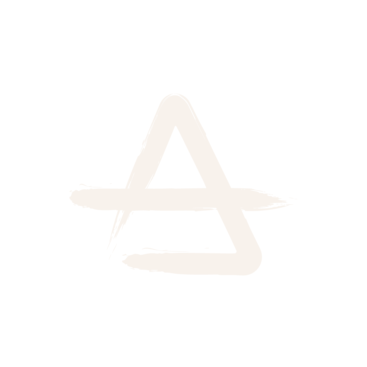 Symbole de l'organisation Anonymous, représentant un A stylisé en blanc sur un fond noir.
