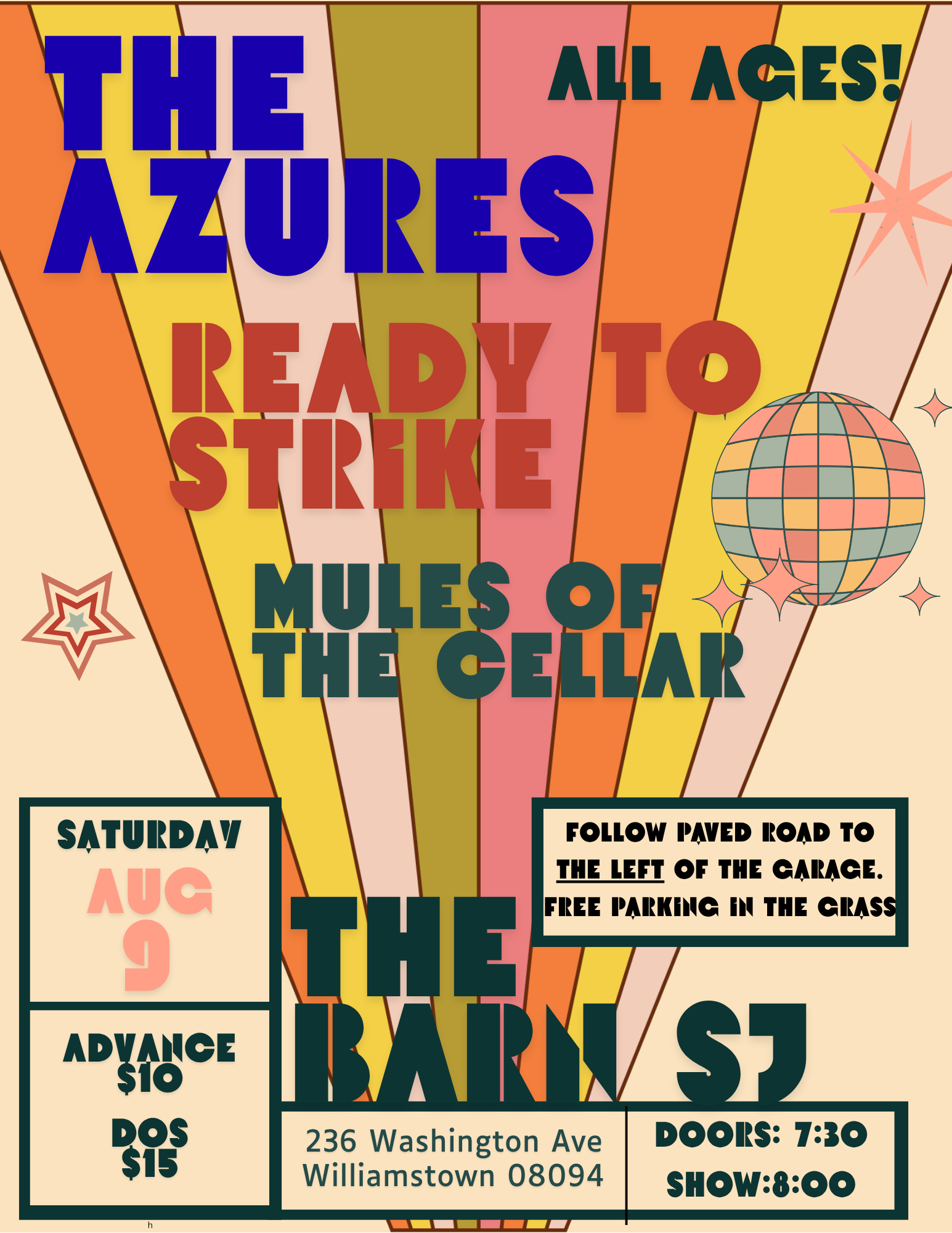 The Azures / Ready To Strike / Mules Of The Cellar