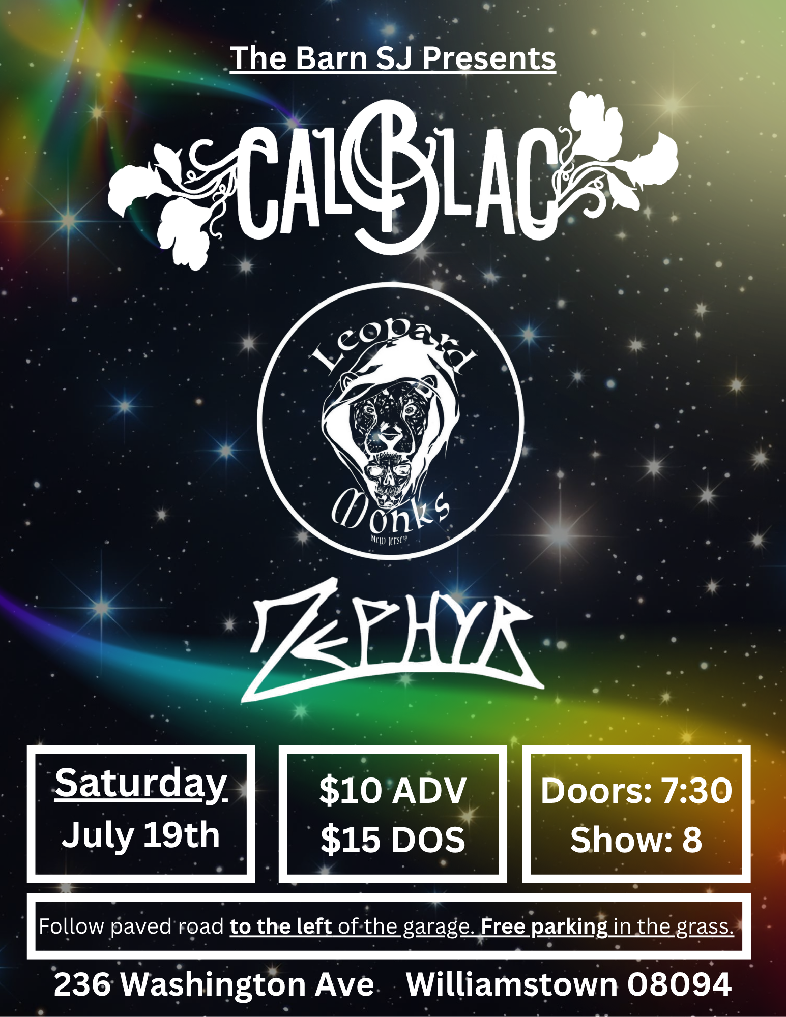Cal Blac / Leopard Monks / Zephyr