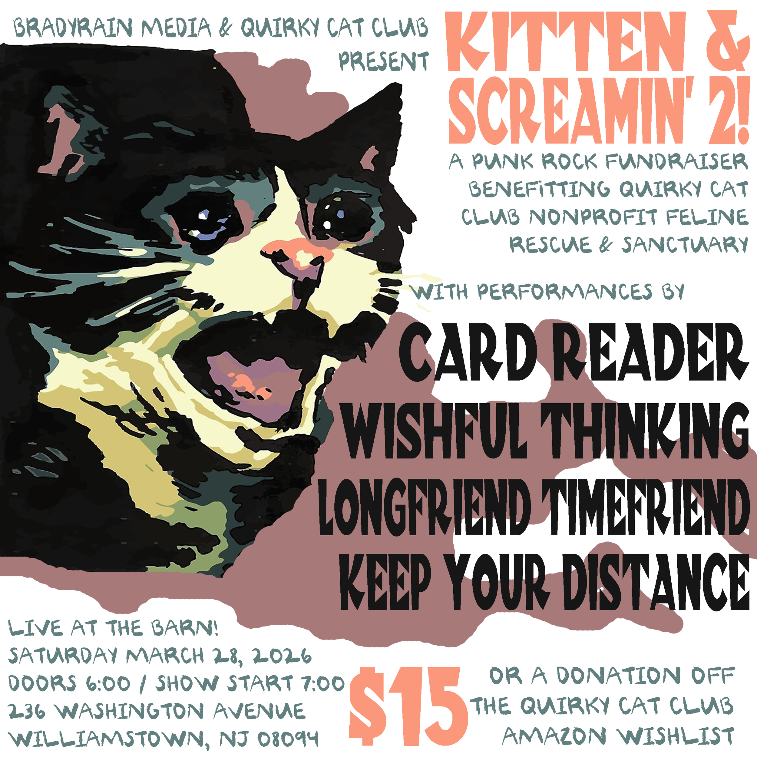 3/28 - Kitten & Screamin' 2!