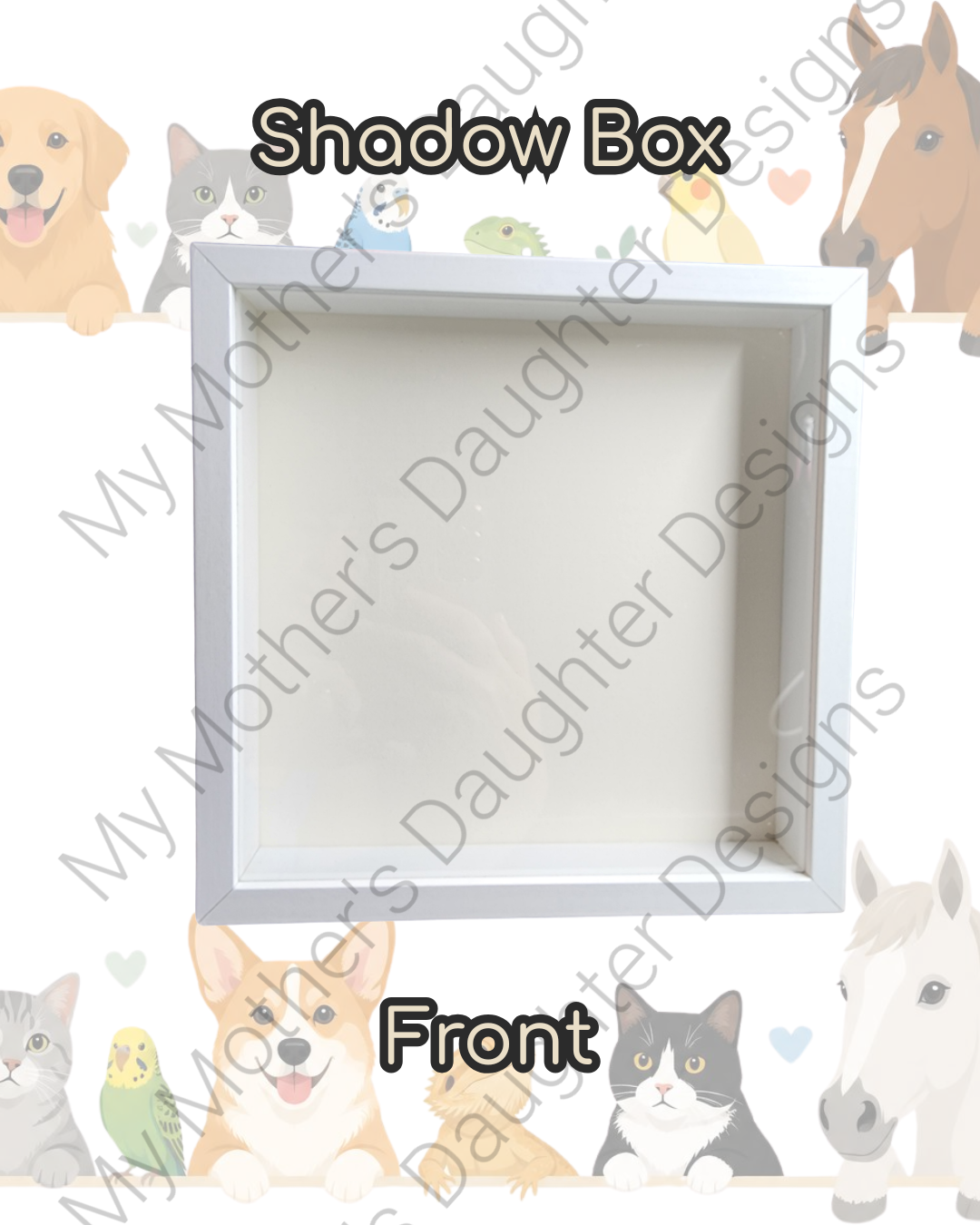 Tails, Feathers & Scales - Shadow Box Front.png
