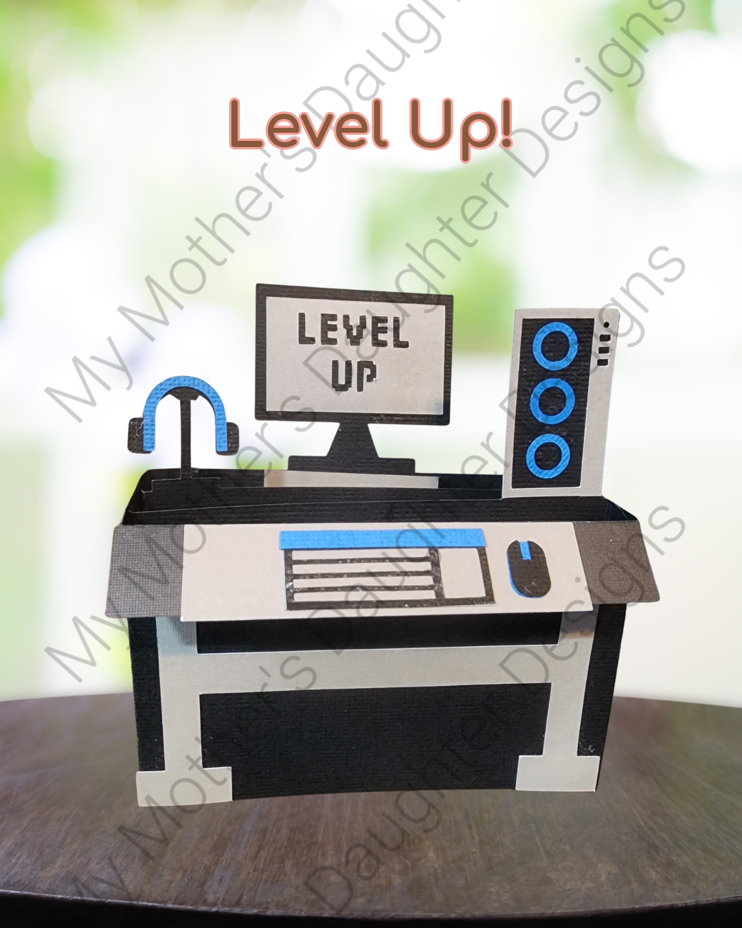 Level Up Pop Up Card